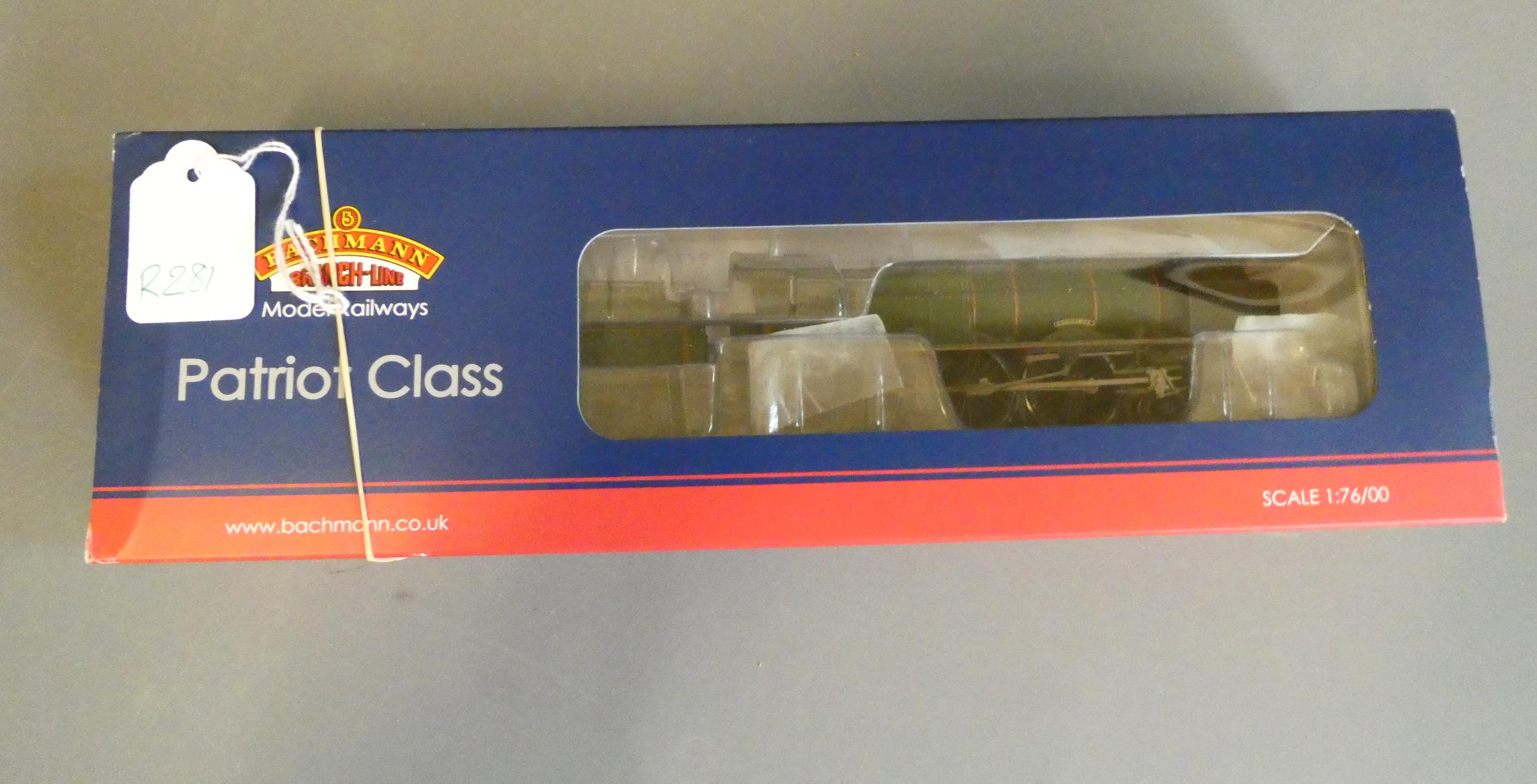 Bachmann Patriot Class locomotive finished in British Railways lined green livery 45538 Giggleswick Image