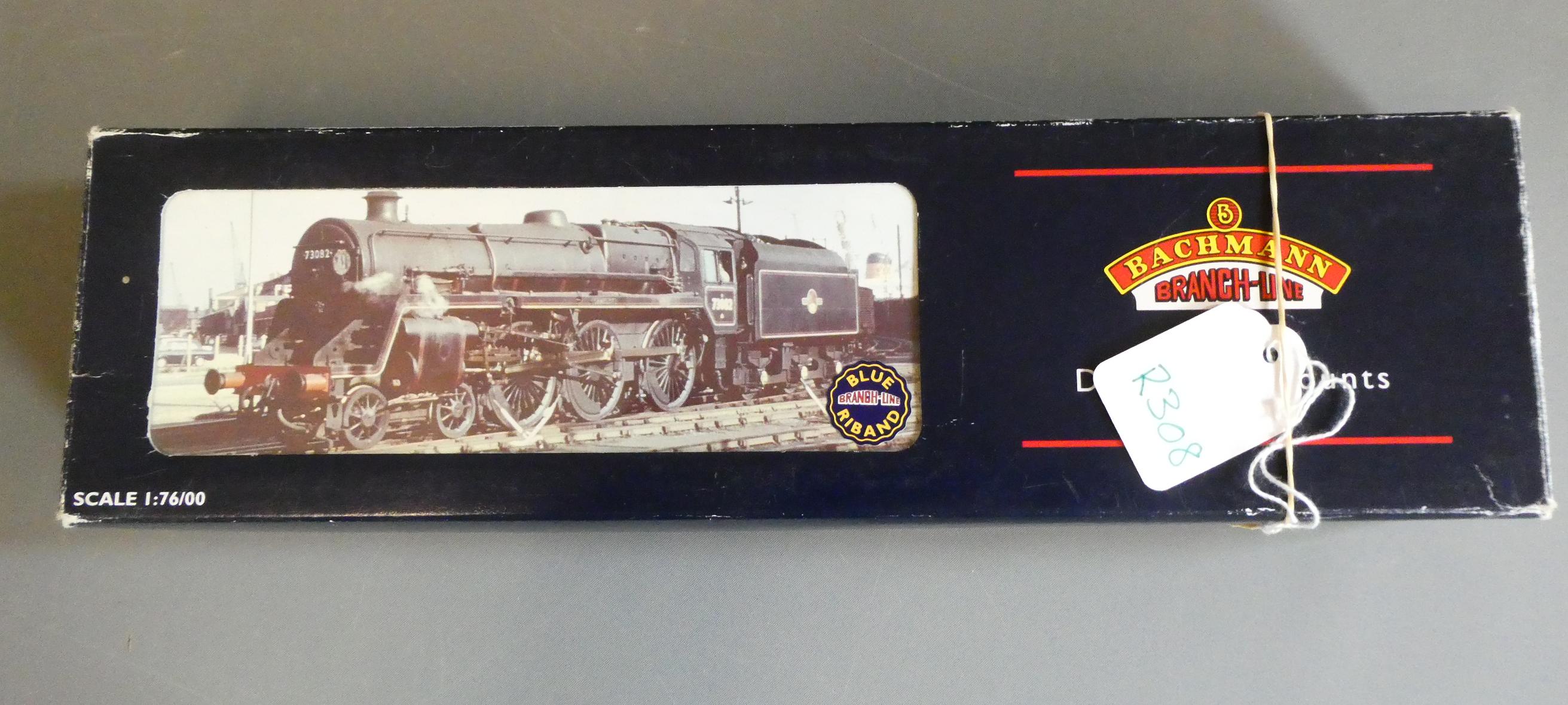 Bachmann Class 5MT finished in weathered British Railways black livery, BR1 C tender 73069, fitted Image