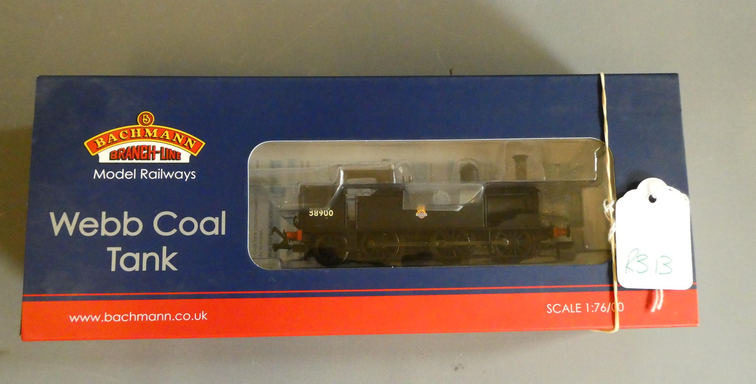 Bachmann Webb coal tank finished in British Railways black livery 58900, fitted with Zimo Next 18 Image