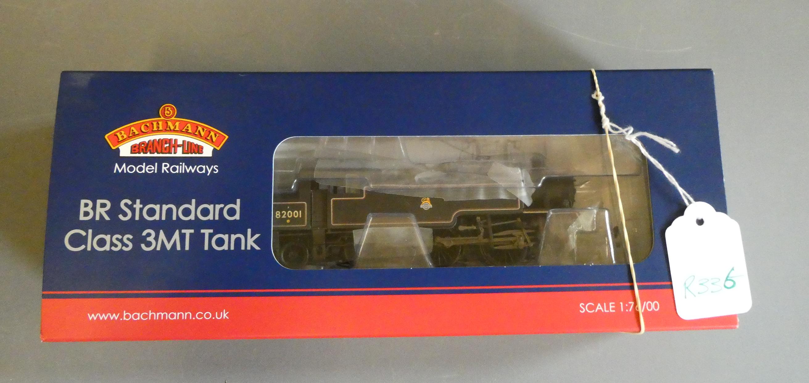 Bachmann Standard 3MT locomotive finished in weathered British Railways mixed traffic livery 82001, Image