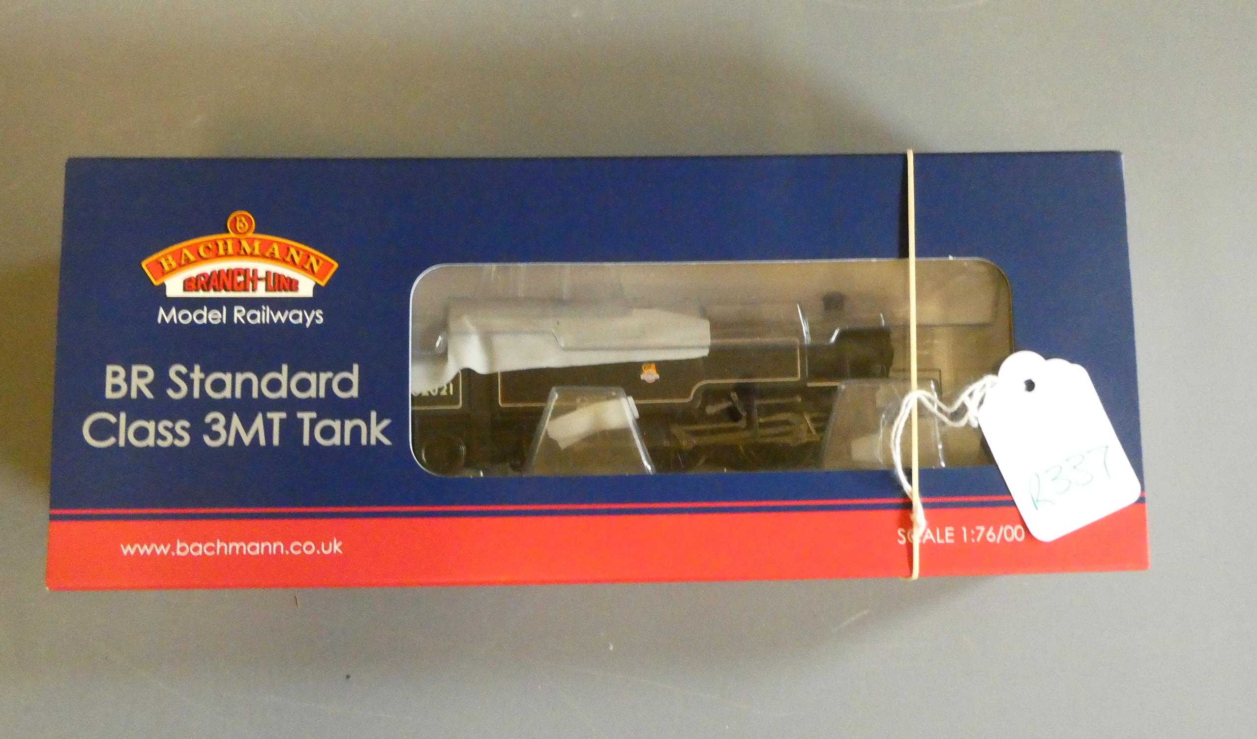 Bachmann Standard 3MT locomotive finished in British Railways mixed traffic number 82021, fitted Image