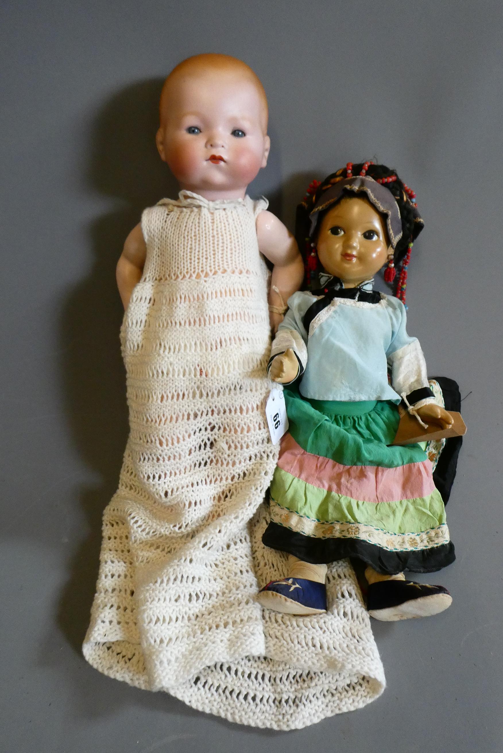 Two vintage dolls Image