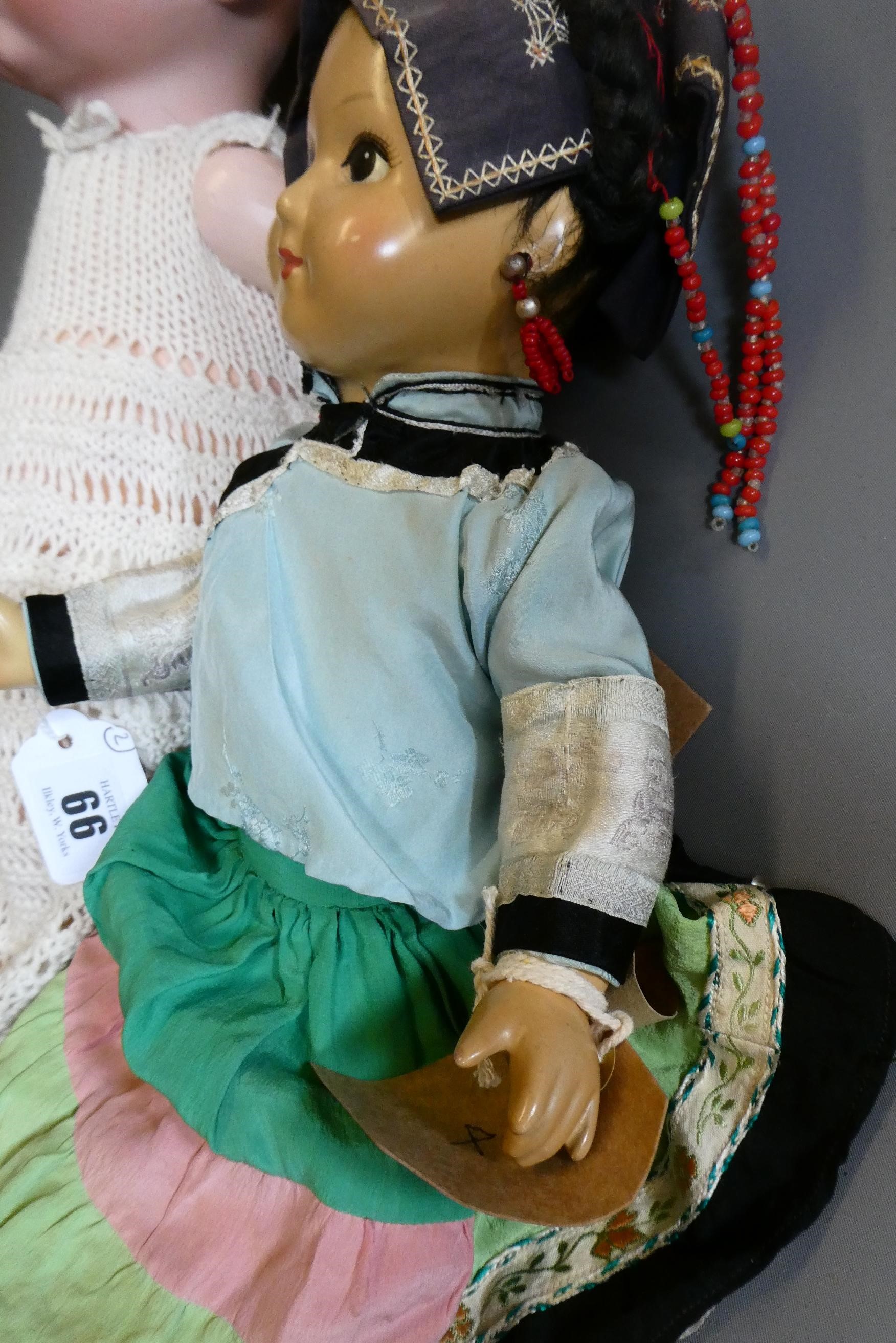 Two vintage dolls Image