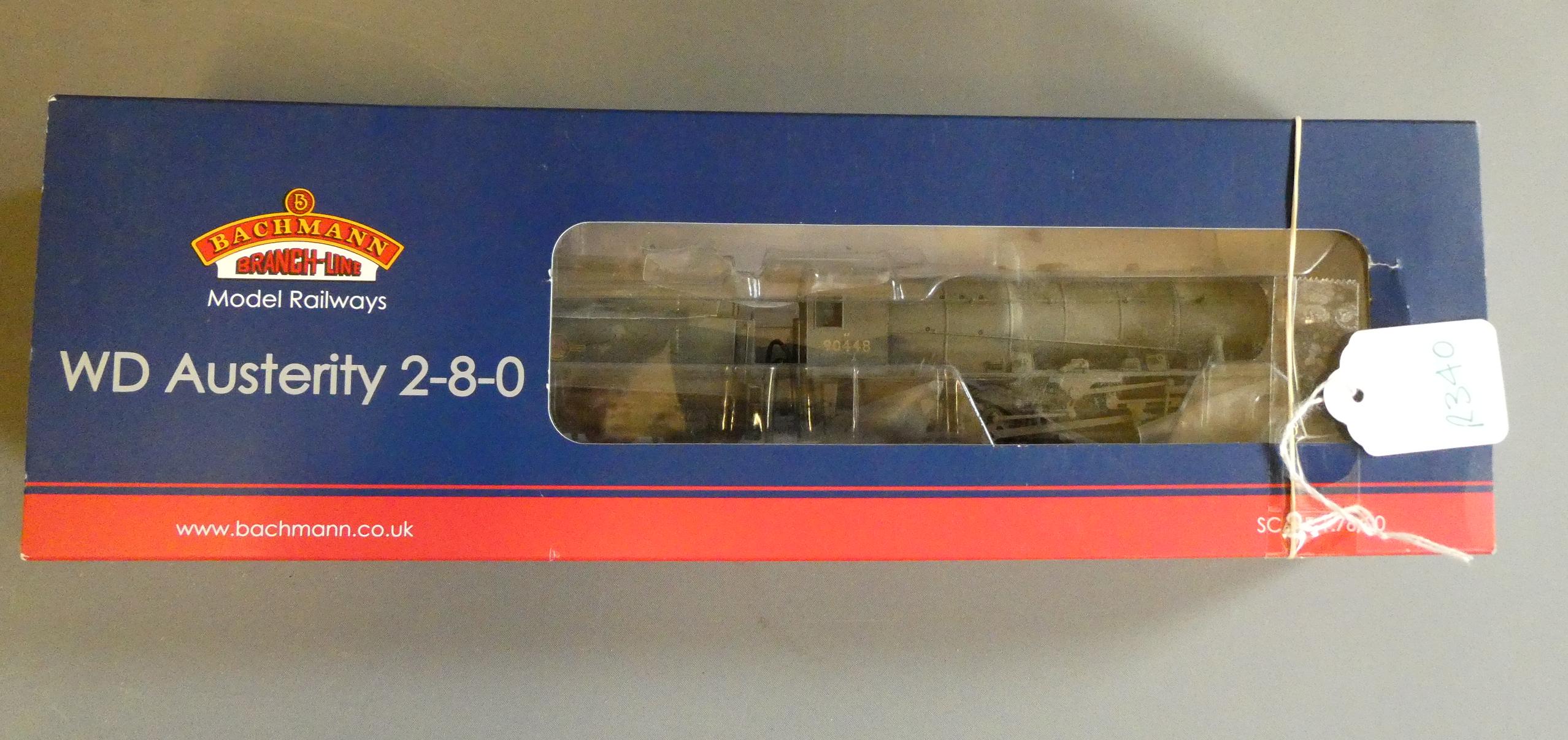 Bachmann WD locomotive finished in weathered British Railways black livery 90441, fitted with ESU V4 Image