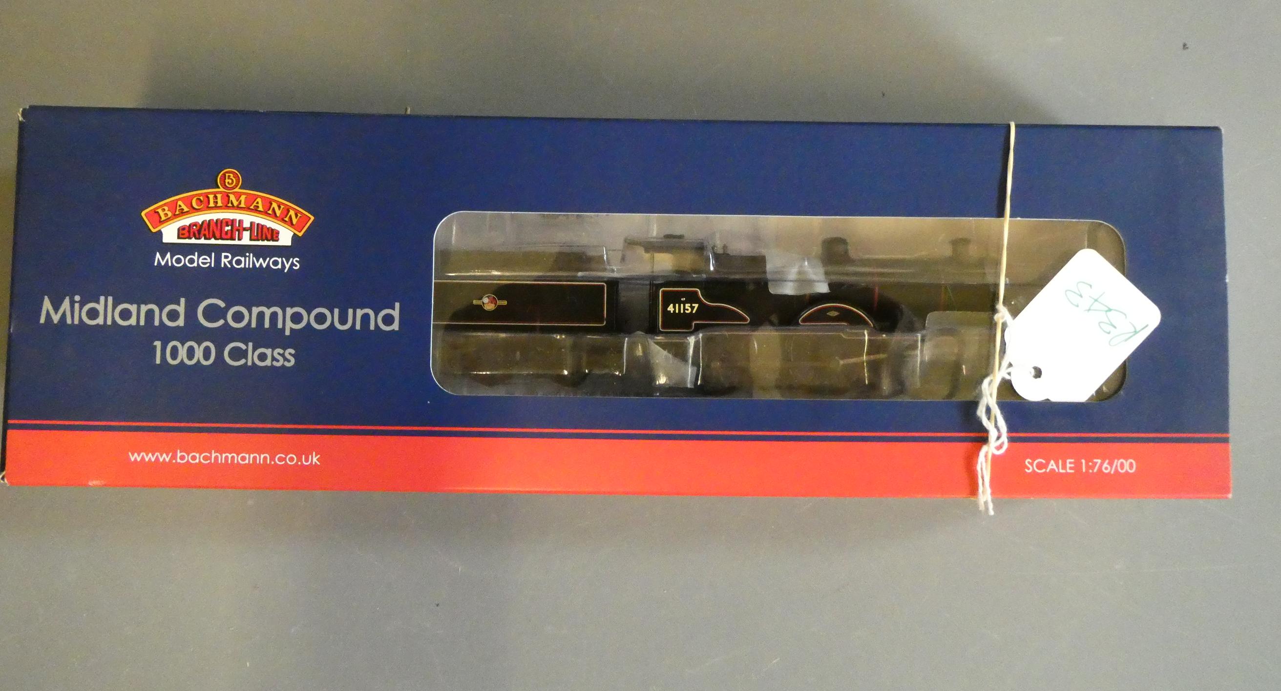 Bachmann MR Compound locomotive finished in British Railways mixed traffic livery 41157, fitted with Image