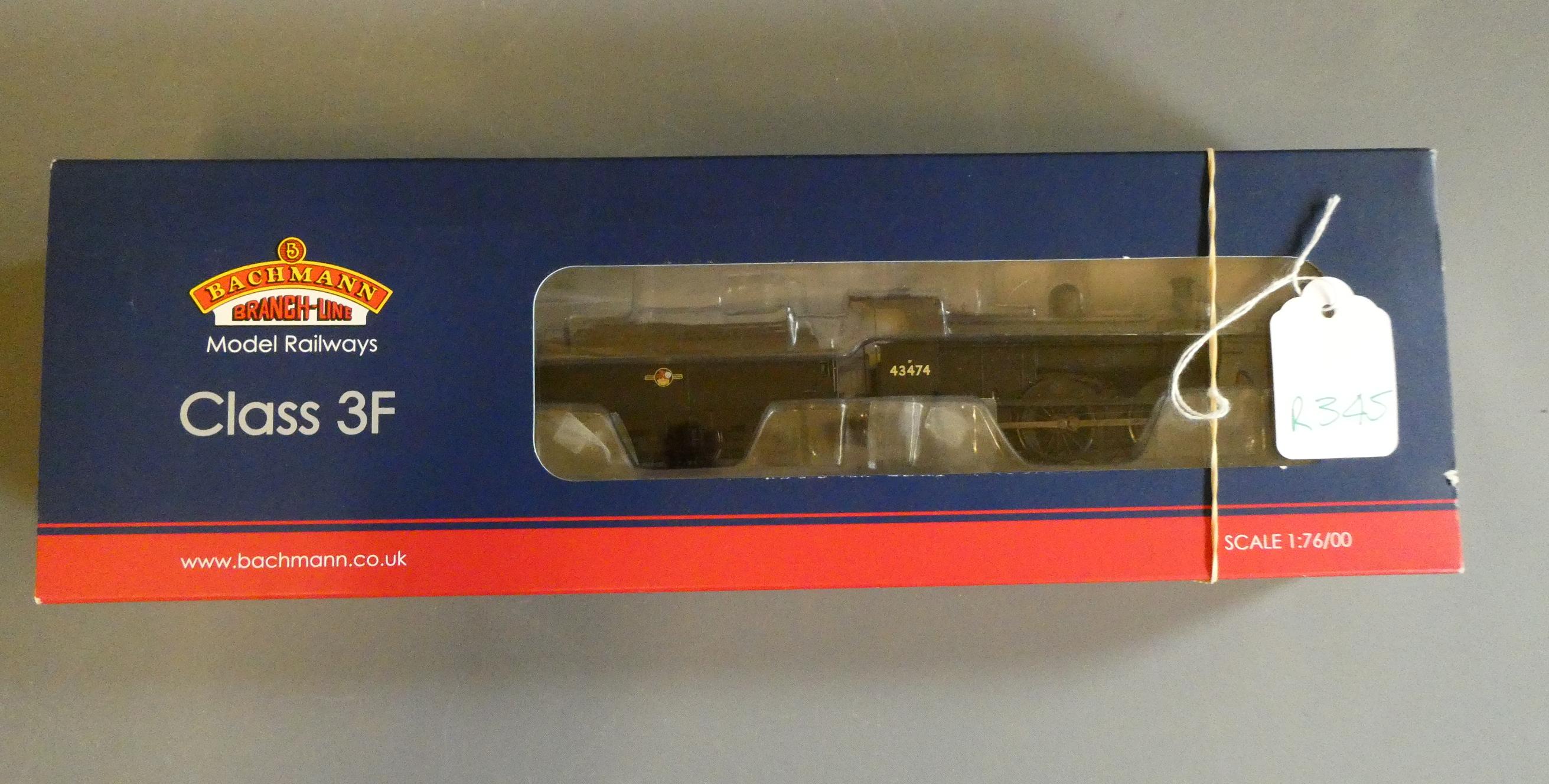 Bachmann Class 3F locomotive finished in British Railways black livery 43474 fitted with Hattons DCR Image