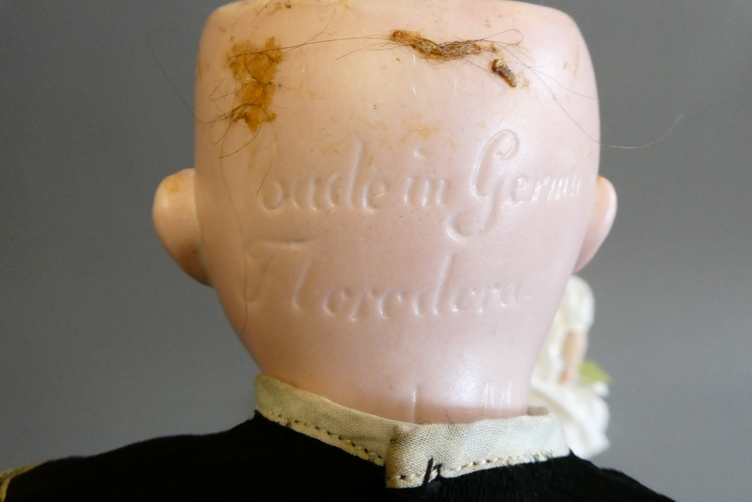 Two Armand Marseille bisque socket head dolls Image