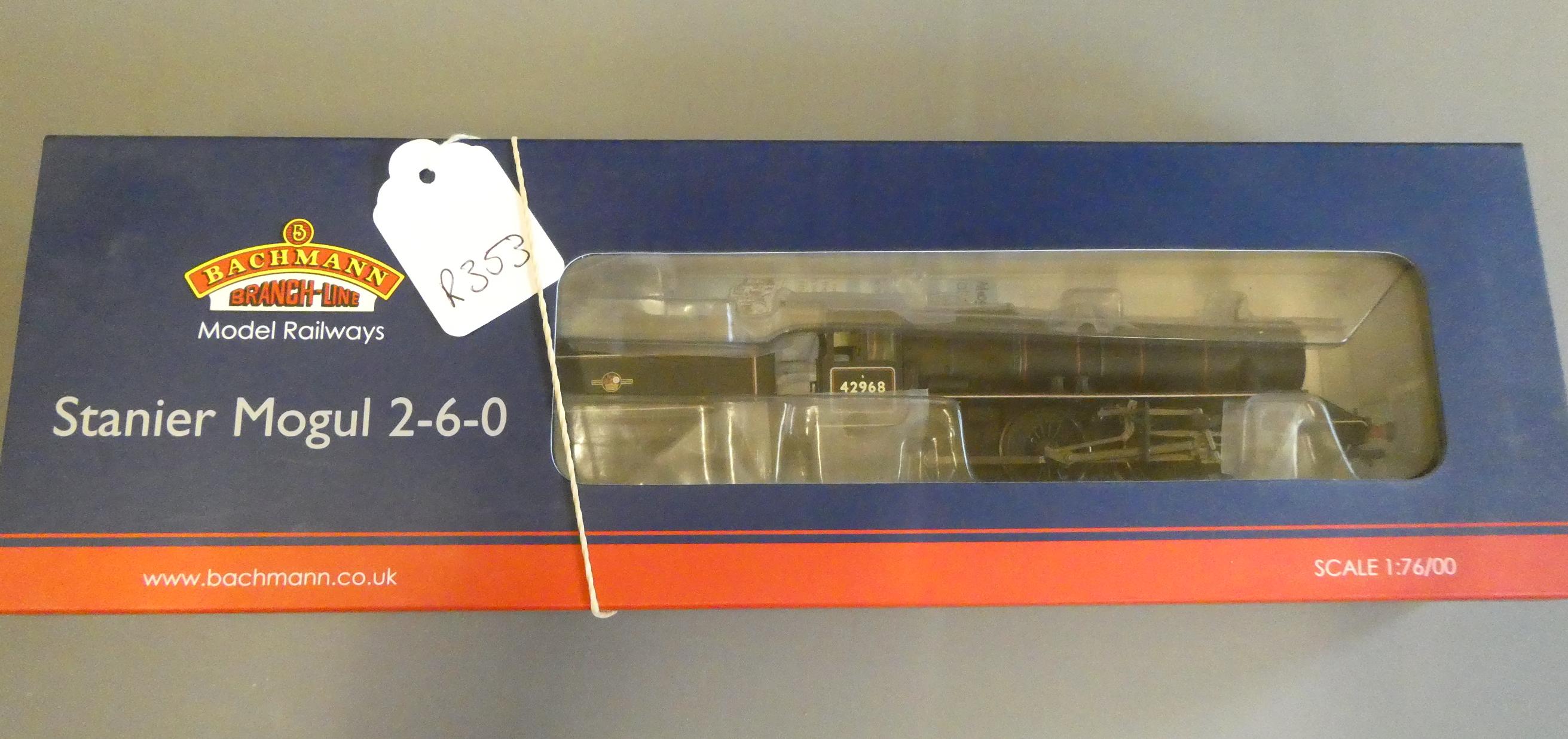 Bachmann Stanier Mogul in BR lined black, late Crest 42969, fitted with Hattons 21 pin decoder, Image