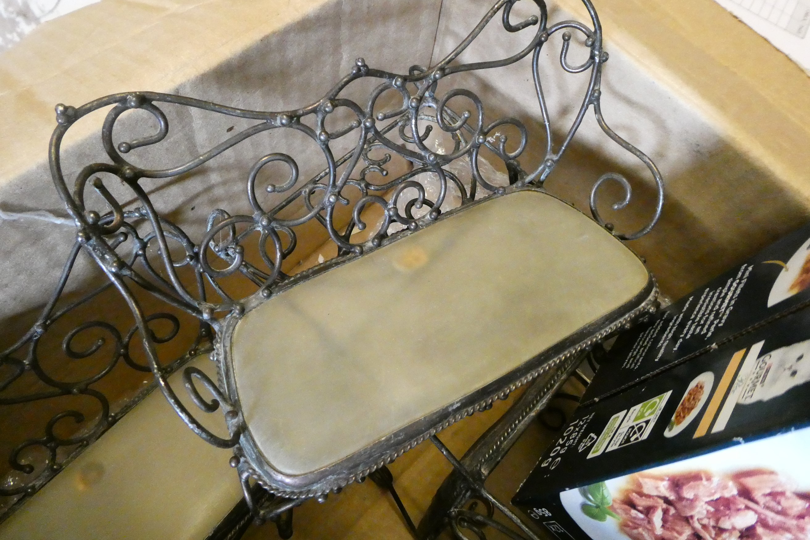 Three boxes of doll's house furniture and accessories Image