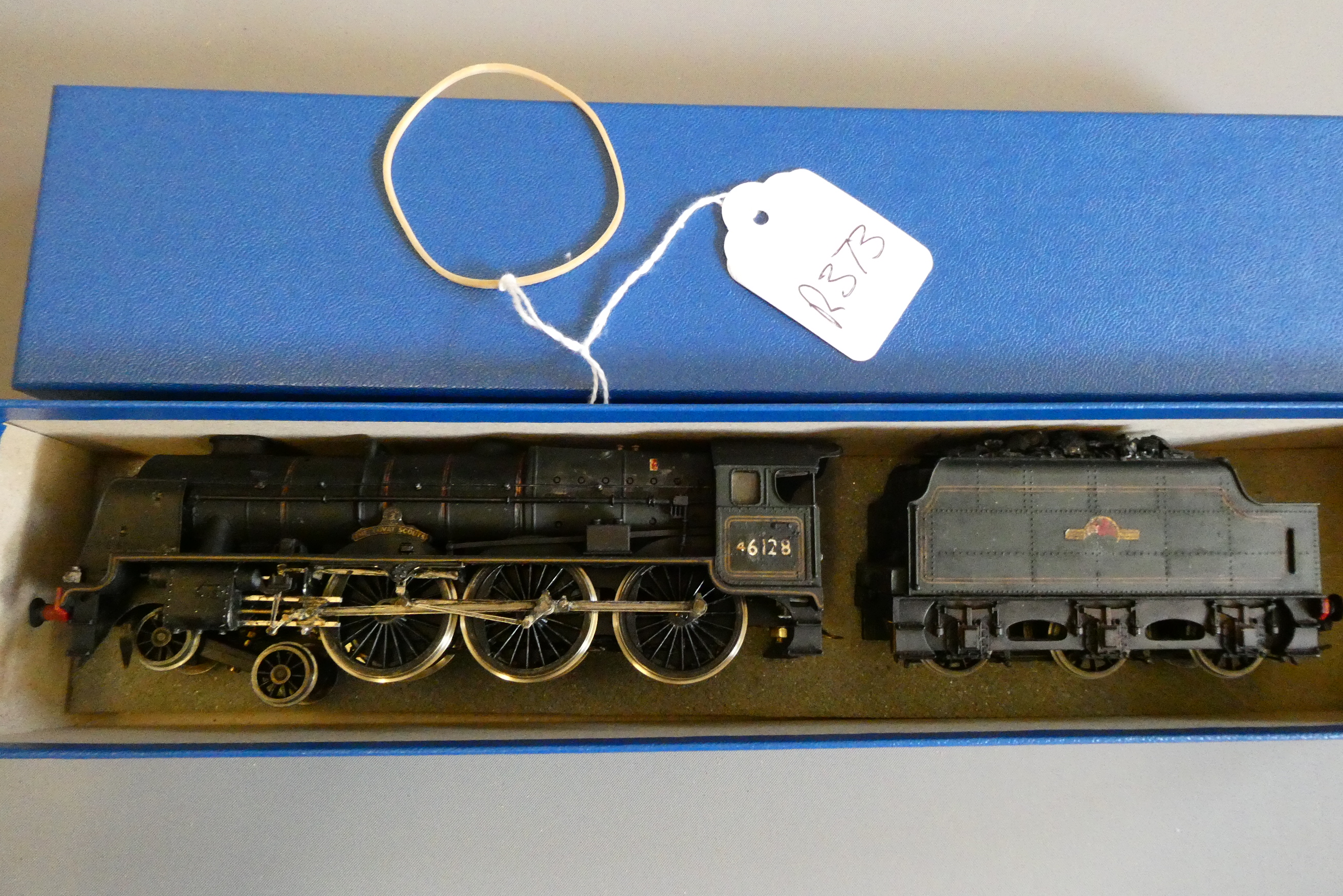 Airfix Royal Scot renumbered 46218 retrofitted with Romford chassis and Portescap motor, finished in Image