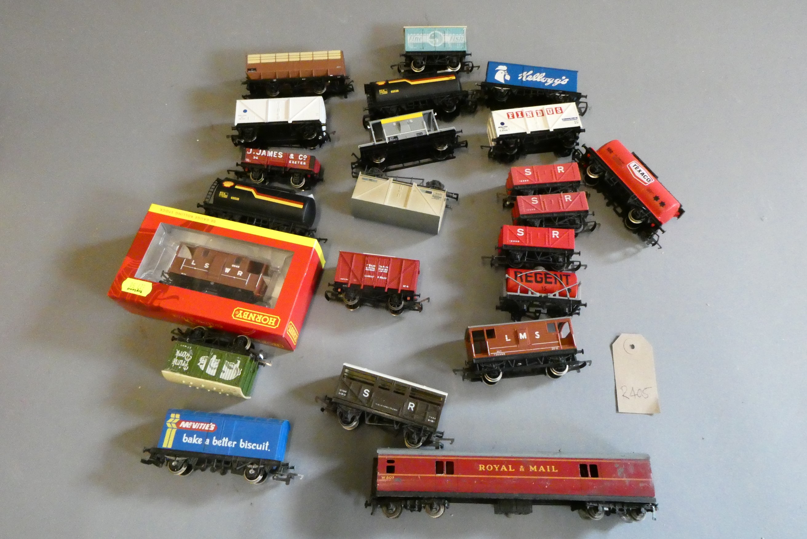Goods and passenger rolling stock my Hornby and others including coal trucks Image