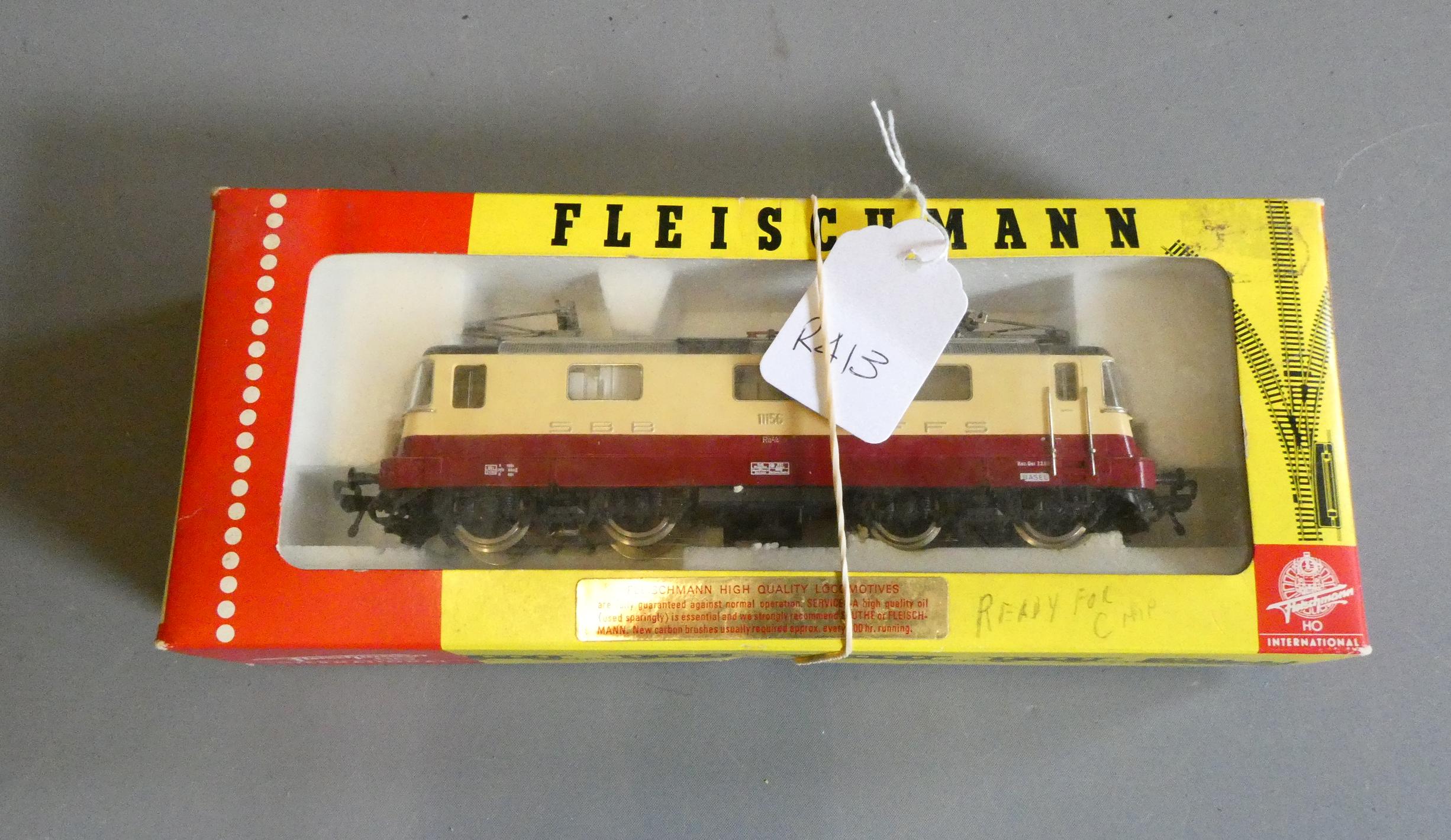 Fleischmann 4341 SBB FFS Class R/E 44 Swiss electric, boxed, excellent (Est. plus 24% premium inc. Image