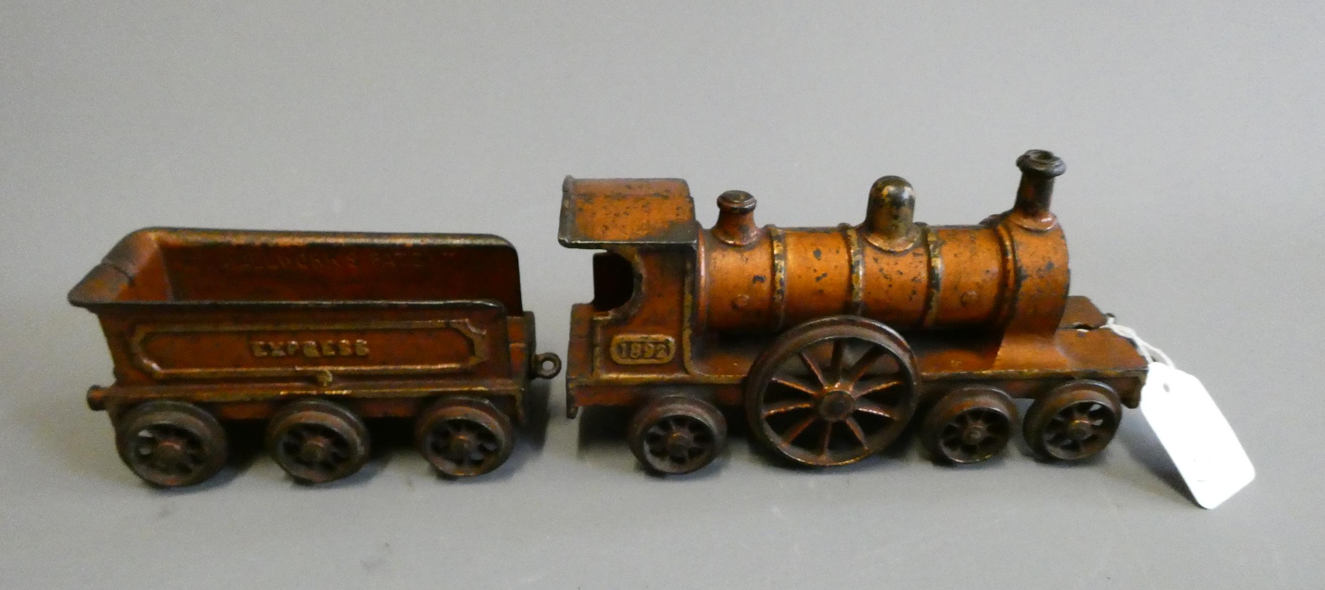 A Wallworks Manchester Patent Cast Iron Floor Train Midland Railway single Image