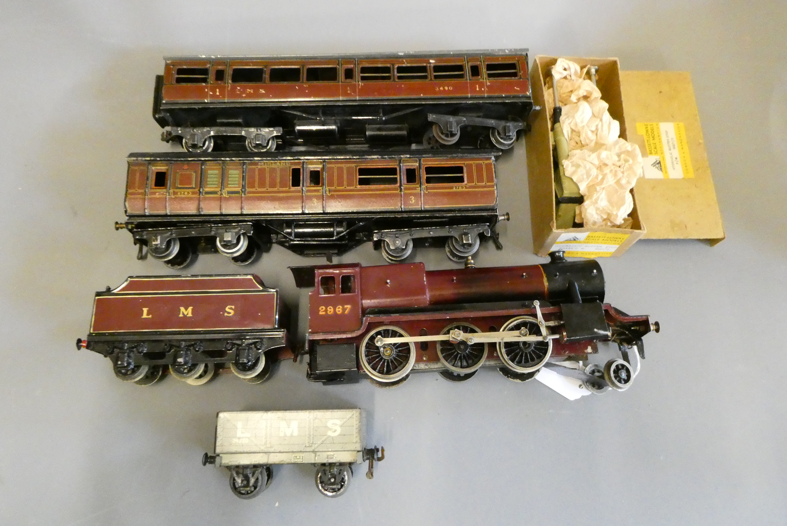 Bassett Lowke live steam 2-6-0 LMS Mogul locomotive Image