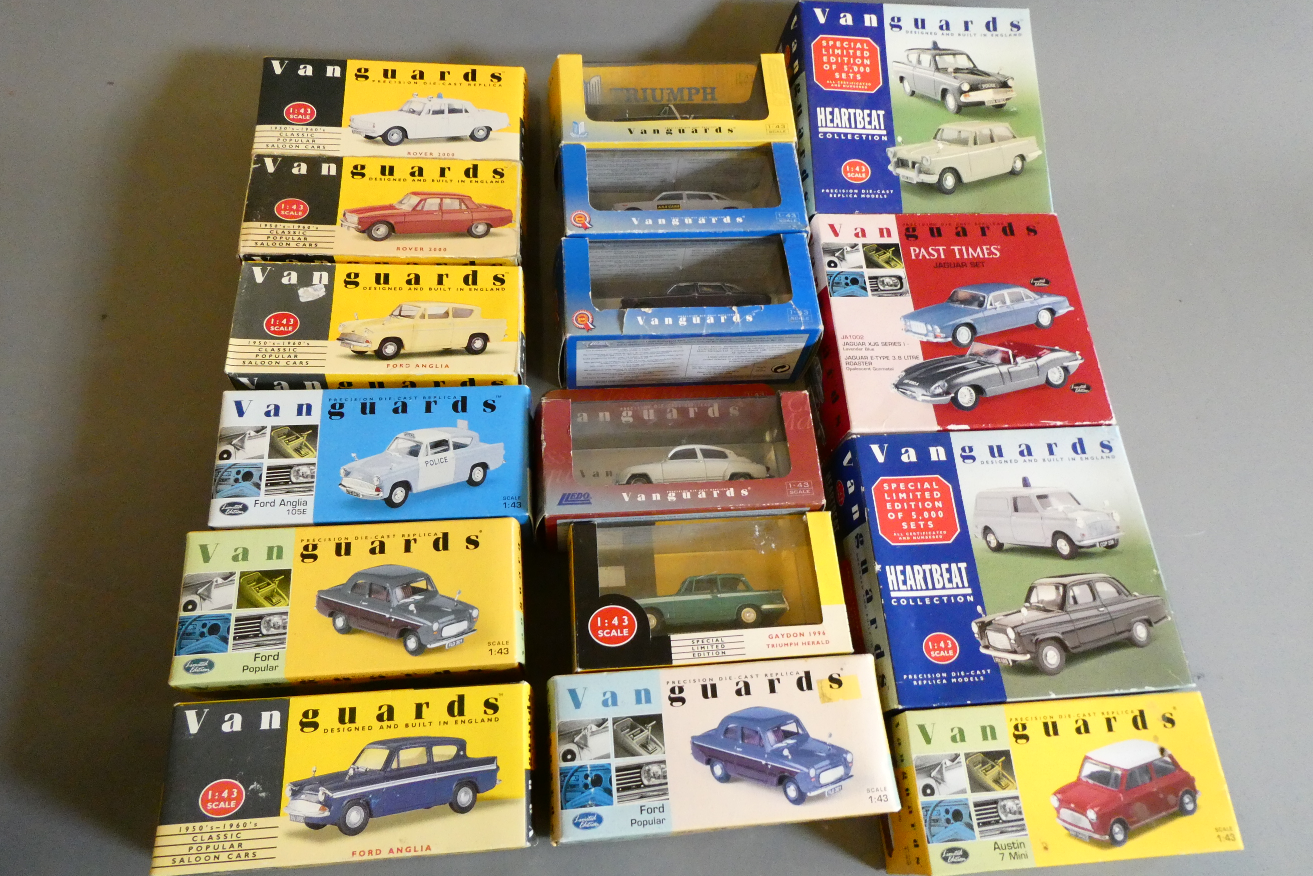 Twenty-six Vanguard Motor cars from the 1960s, all items boxed, excellent (Est. plus 24% premium Image