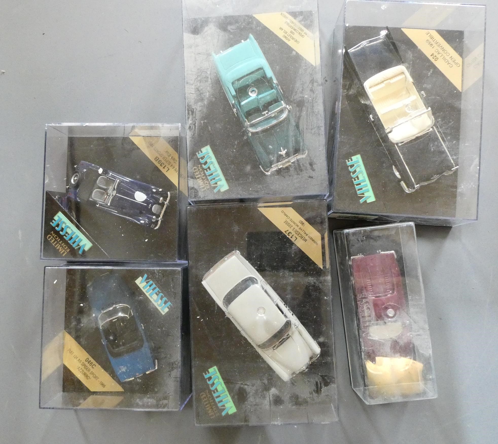 Twenty three Vitesse American and European model cars, all items boxed, excellent, boxes fair (Est. Image