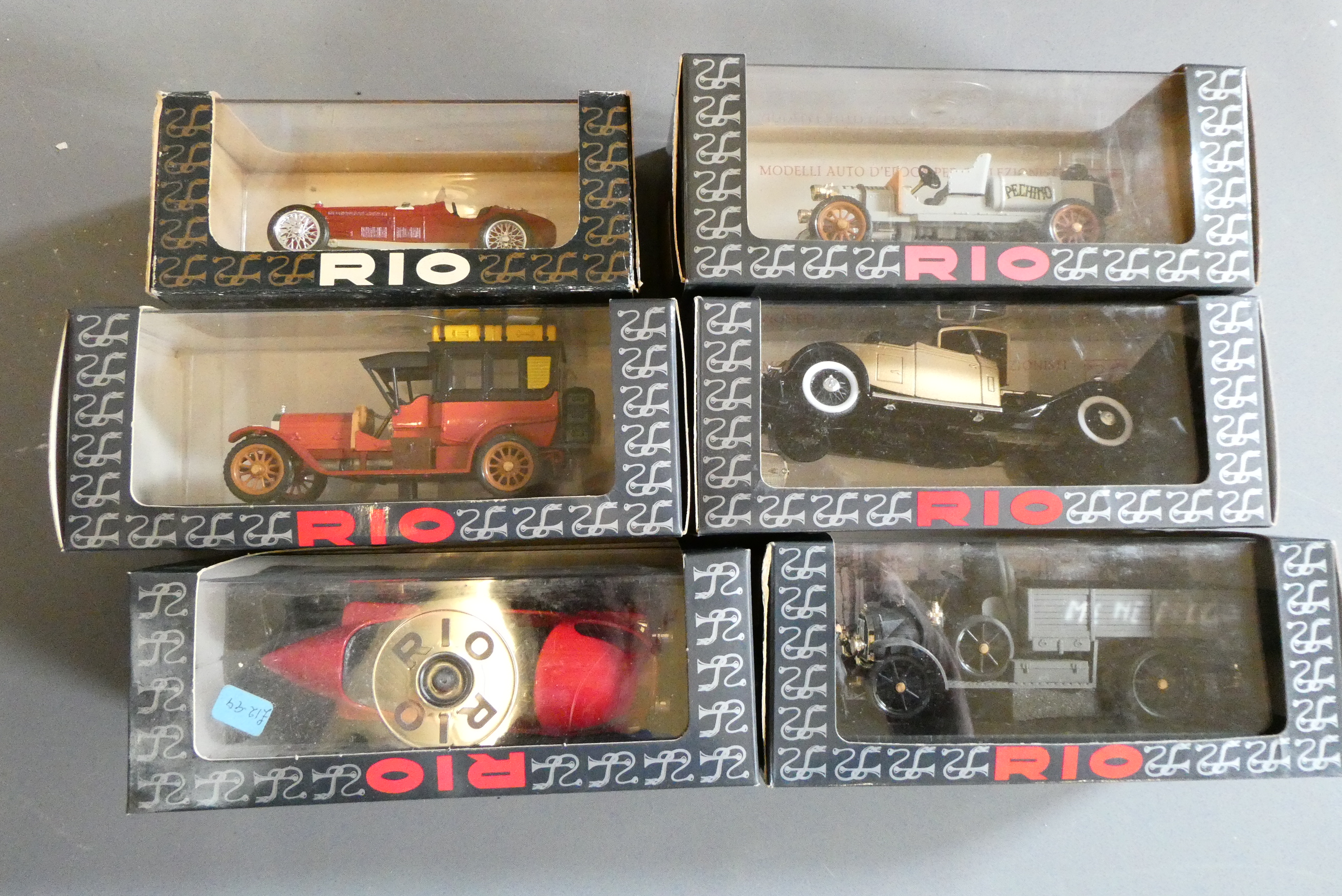 Forty nine scale vintage diecast models by RIO, all items boxed, excellent (Est. plus 24% premium Image
