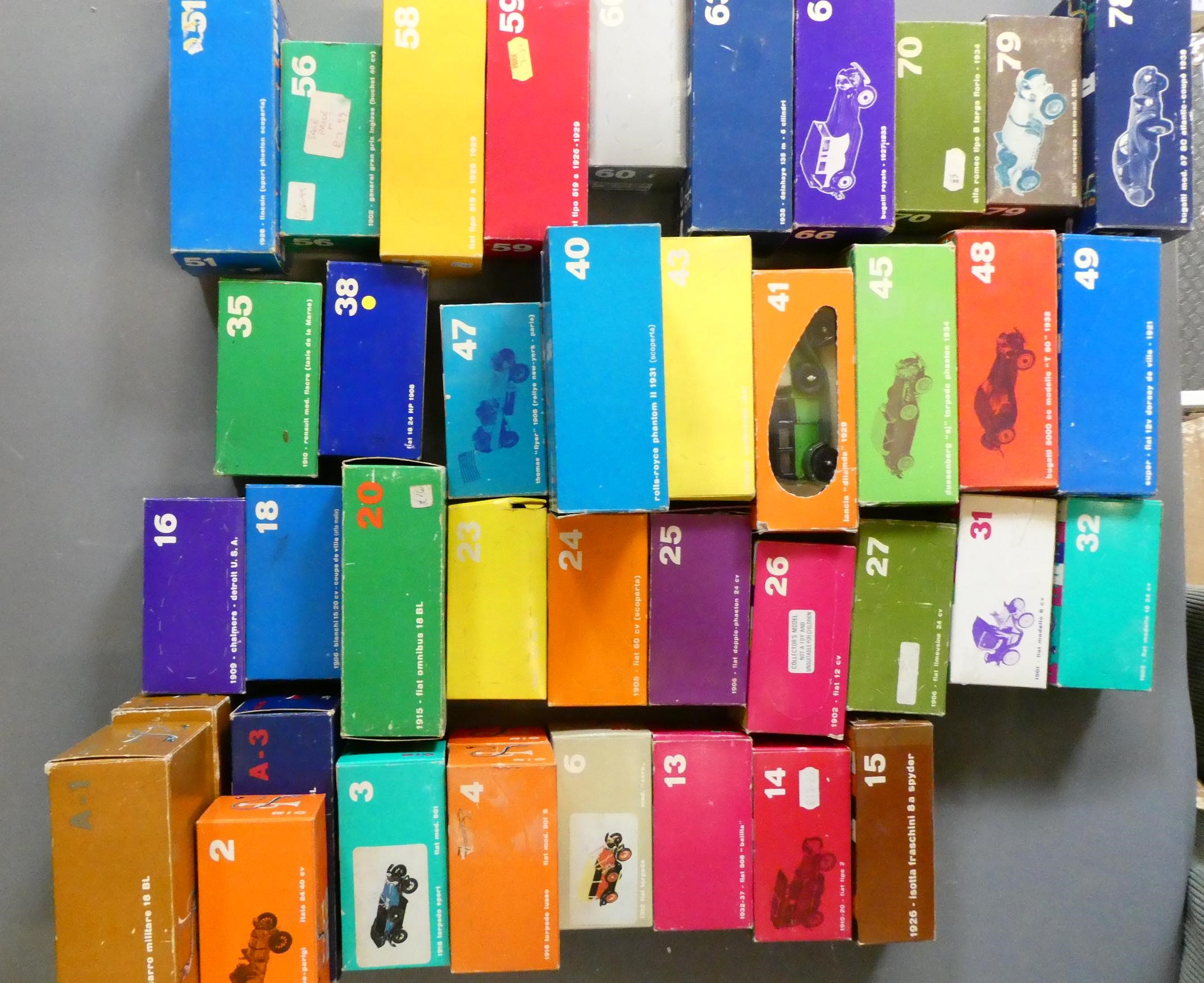 Forty nine scale vintage diecast models by RIO, all items boxed, excellent (Est. plus 24% premium Image