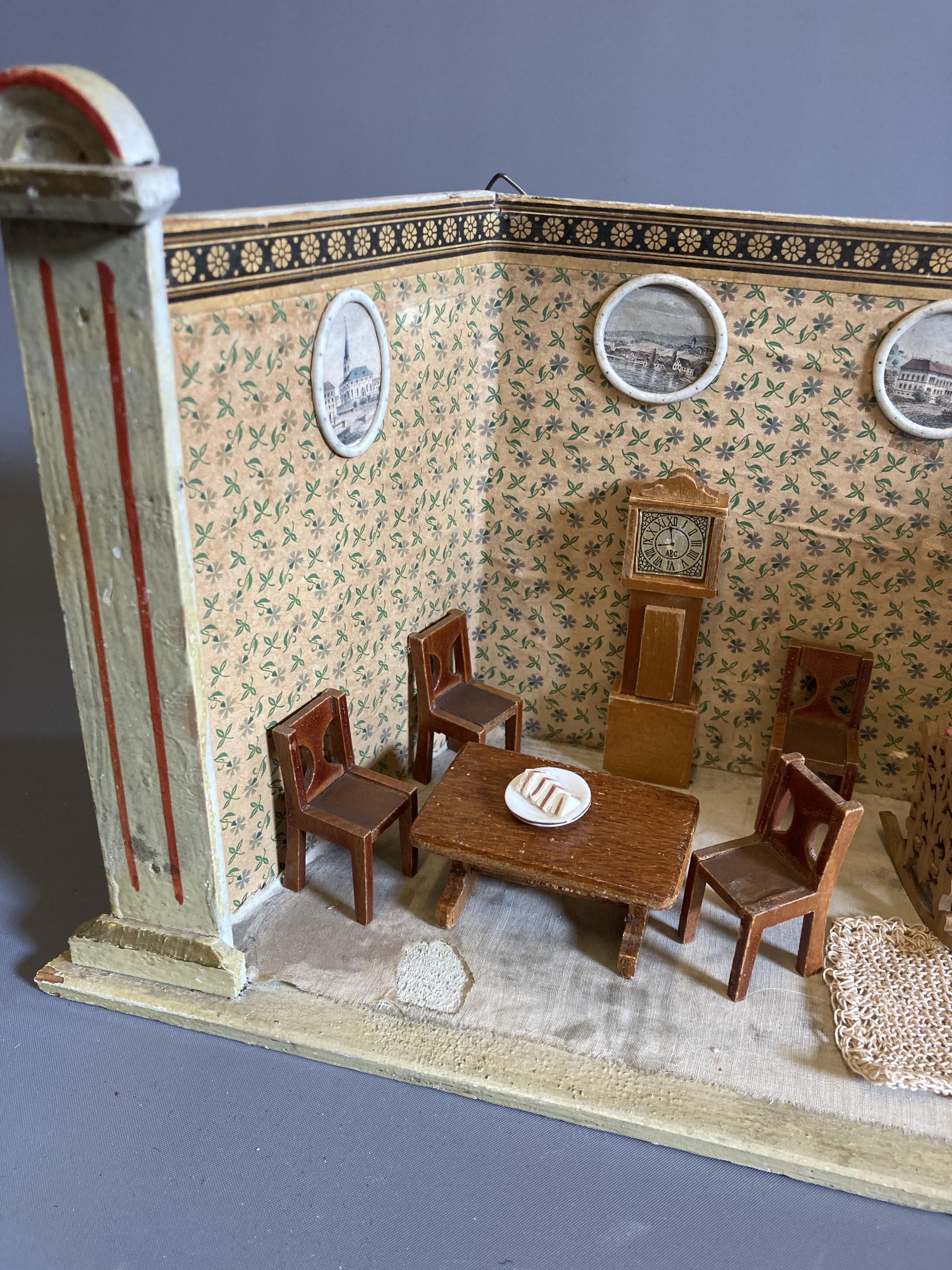 A Gottschalk doll's house room display Image