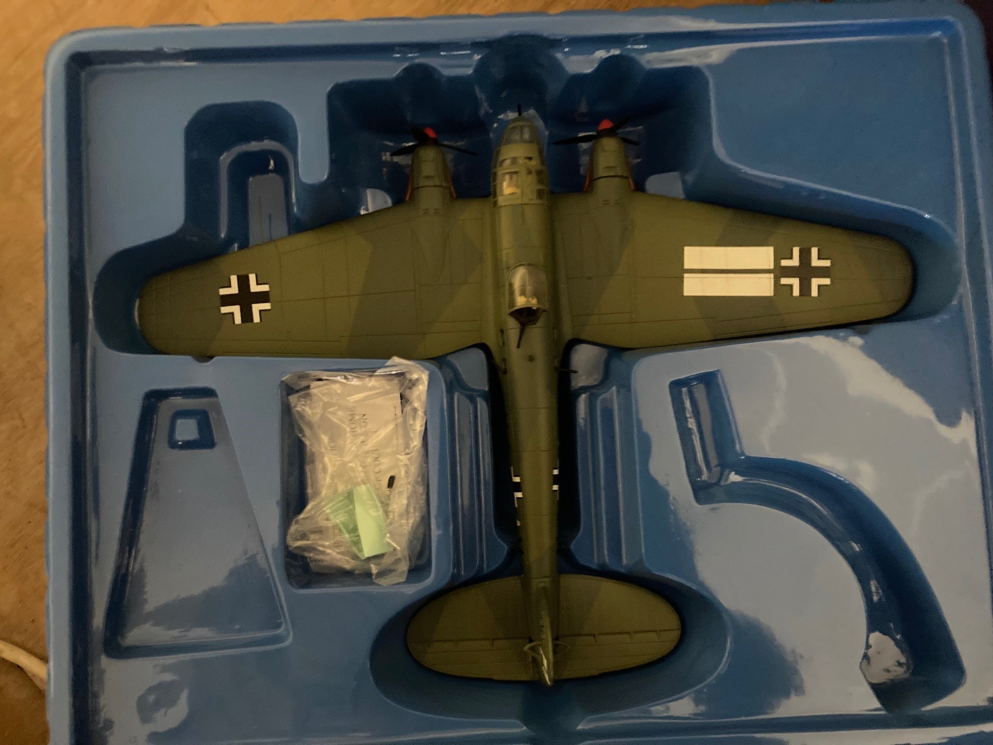 Six Corgi Aviation Archive model aircraft, all German Luftwaffe types, all these models have been Image