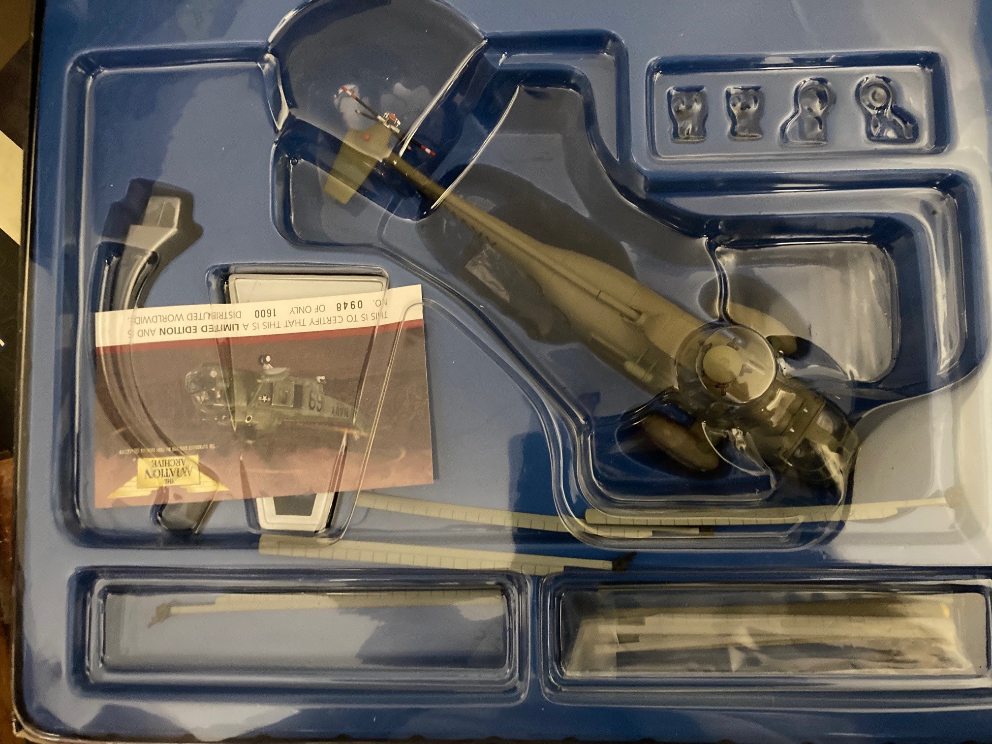 Two Corgi Aviation Archive model aircraft, modern types. These models have been out on display. Image