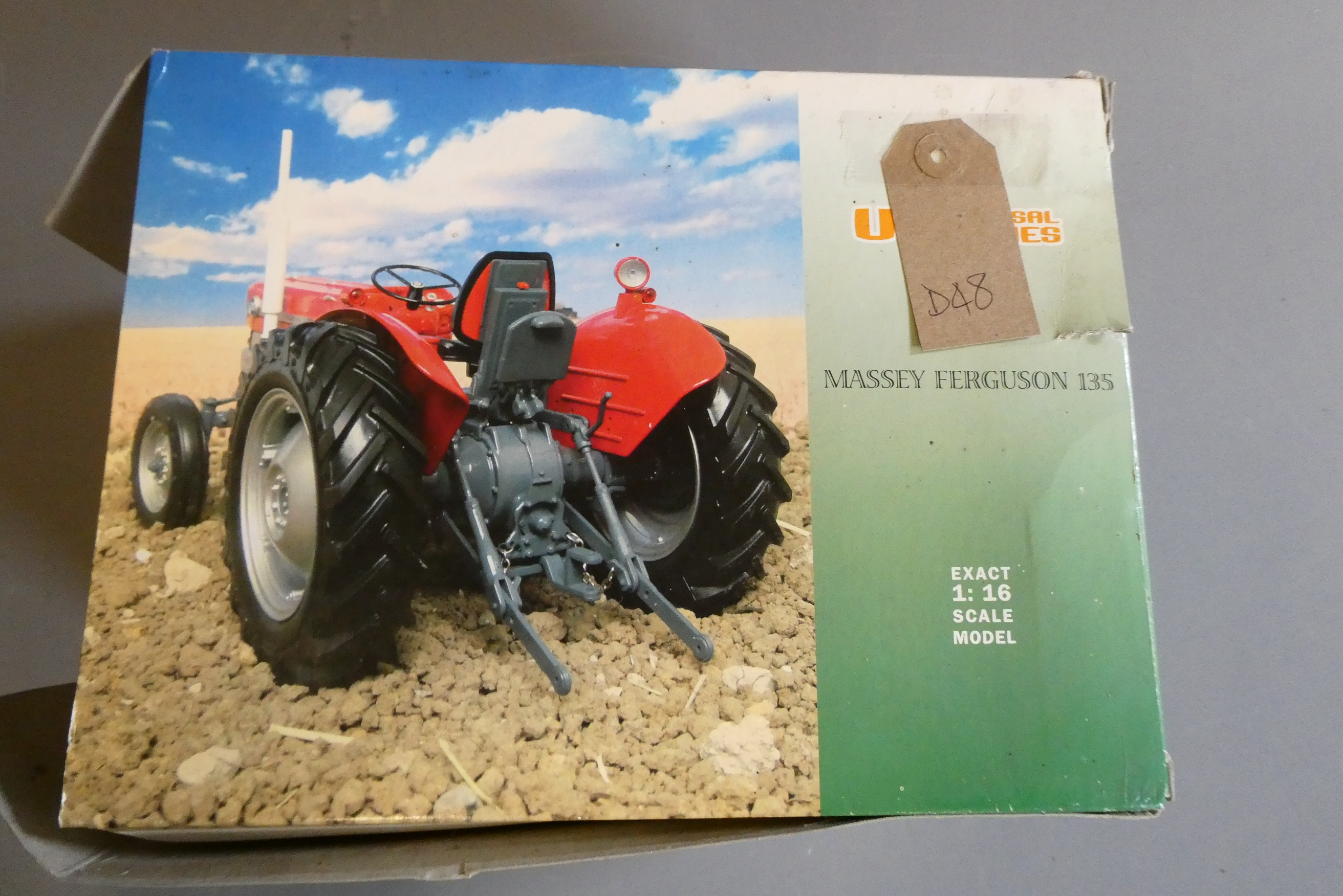 1:16 Scale Ferguson 135 tractor finished in re-box AF model, good (Est. plus 24% premium inc. VAT) Image