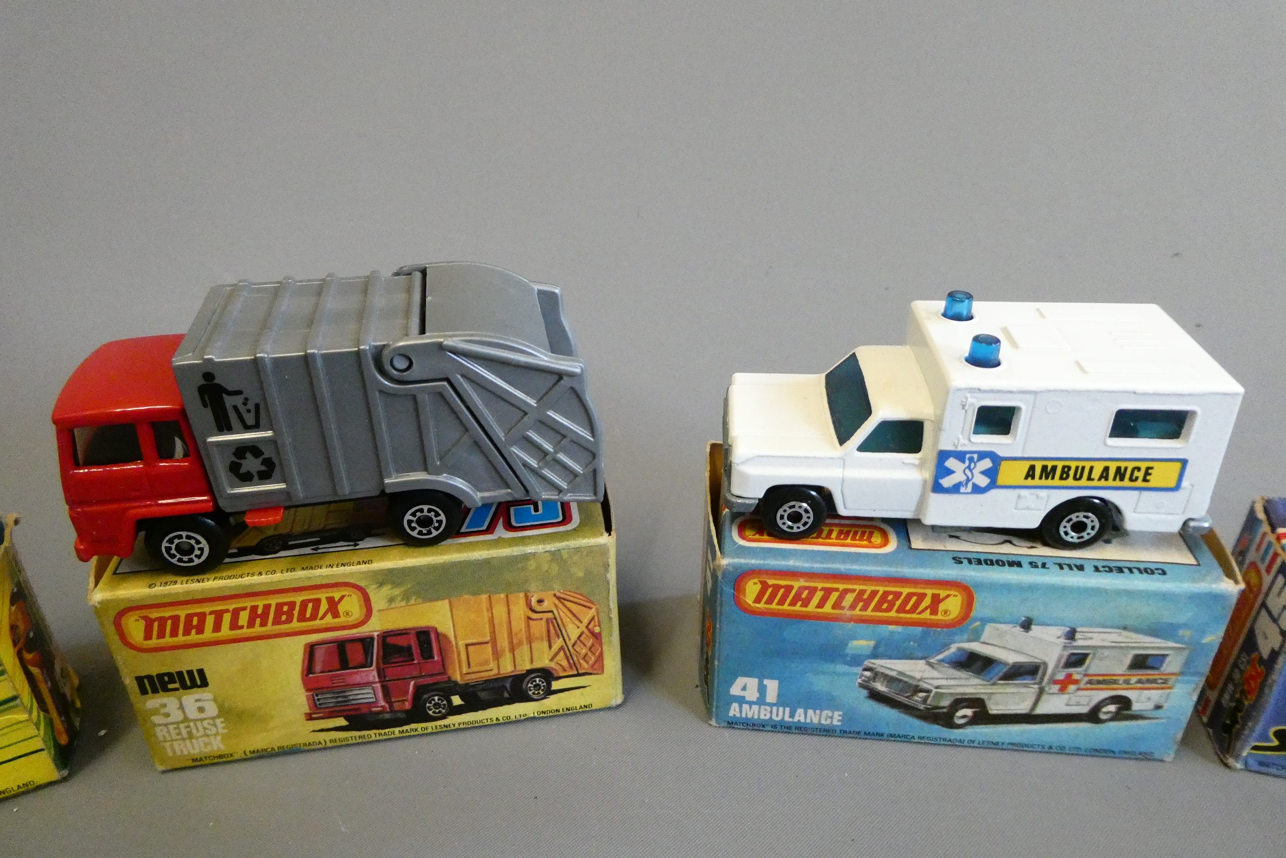 Matchbox Superfast cars comprising No1 Mod Rod Image