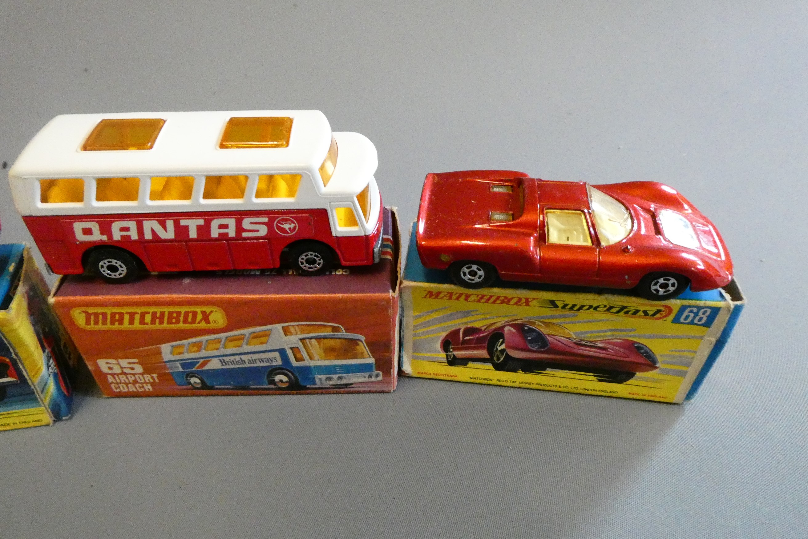 Matchbox Superfast cars comprising No12 Stera Coach Image