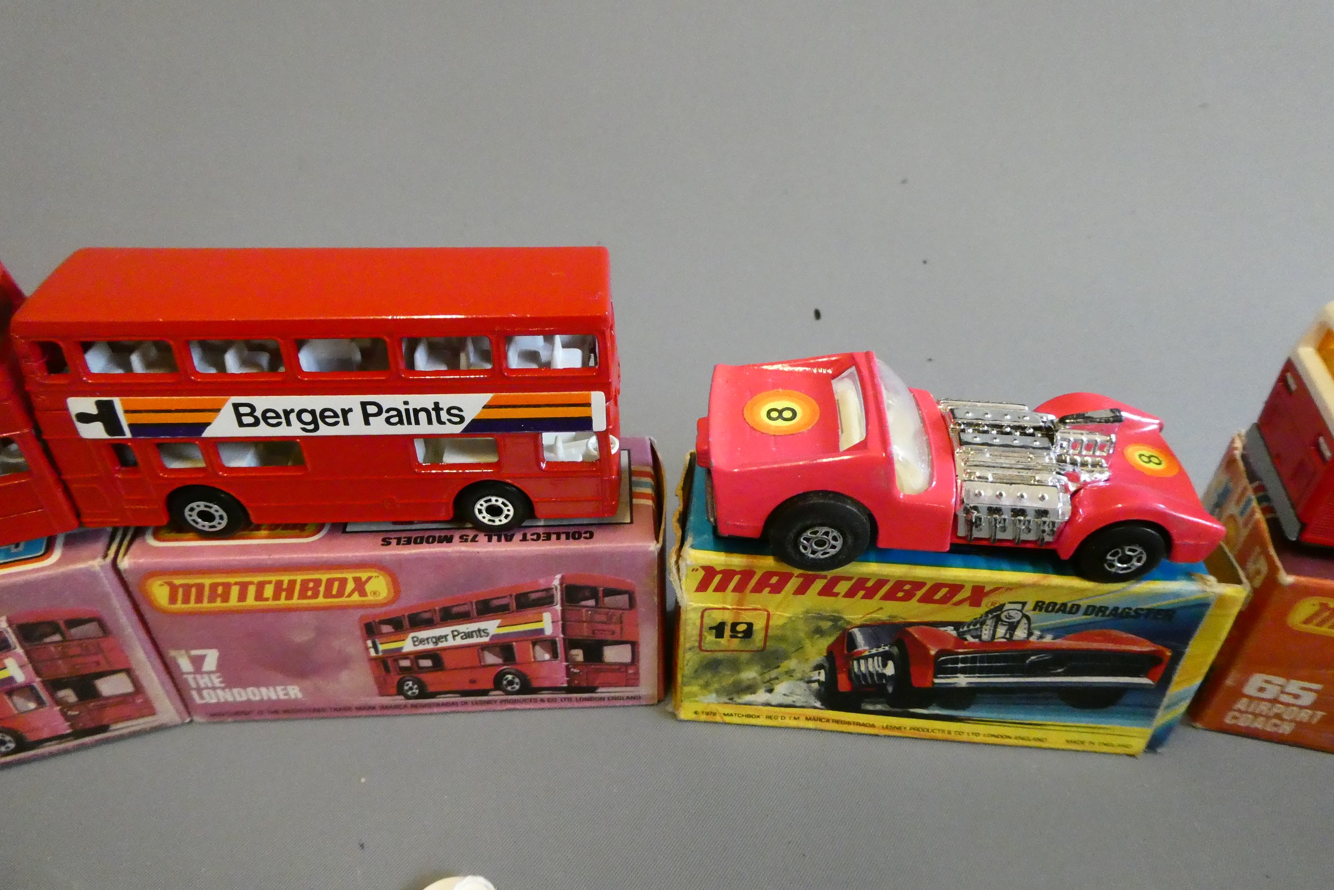 Matchbox Superfast cars comprising No12 Stera Coach Image