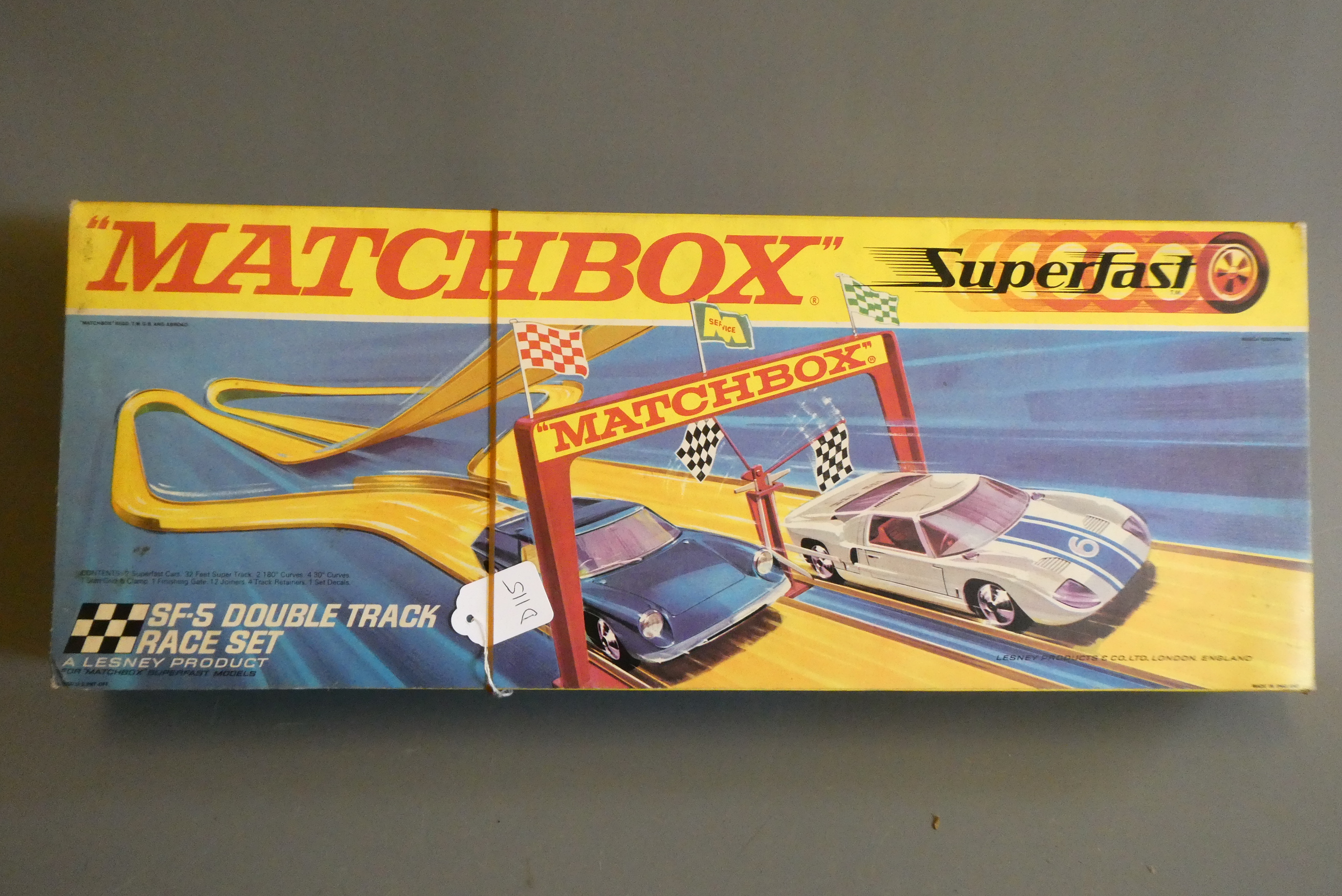 Matchbox Superfast track set SF-5 in good used condition with good box, no cars present, unchecked Image
