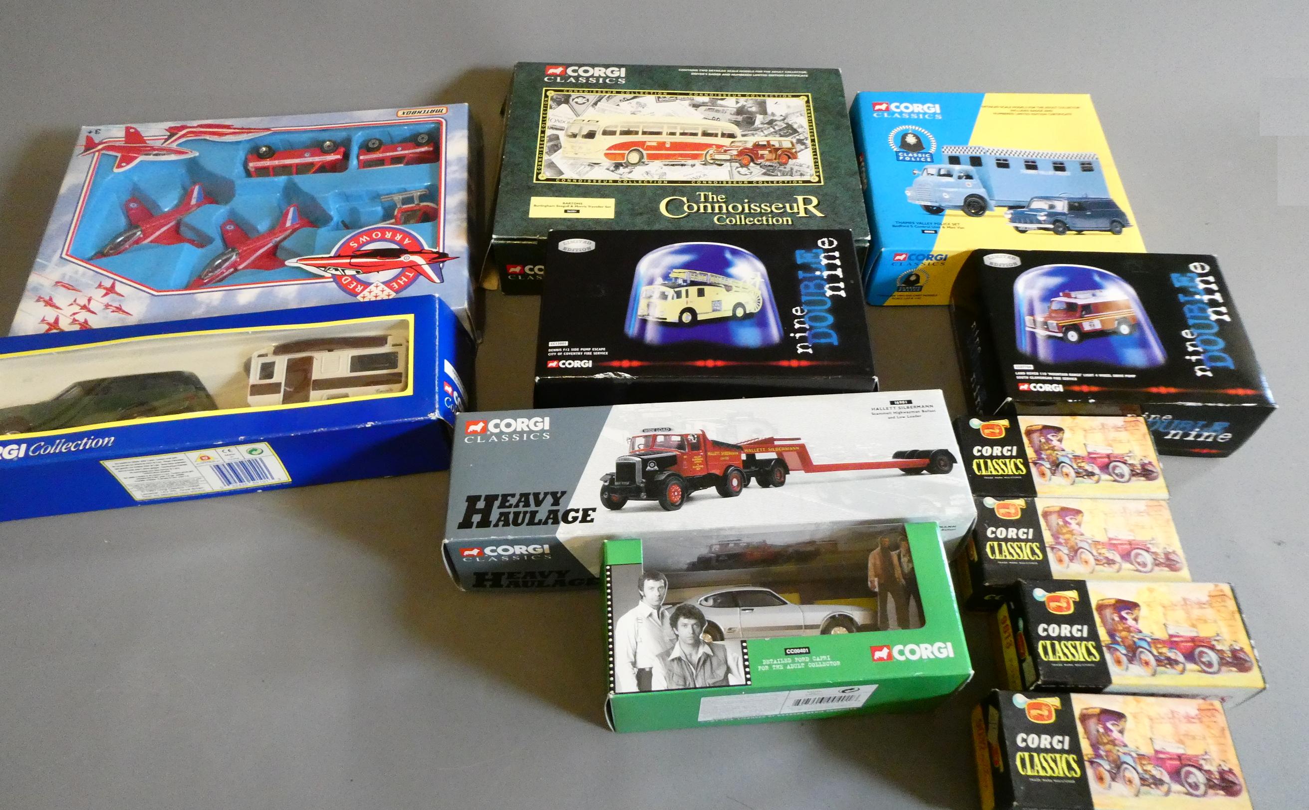 Late Issue Corgi diecast vehicles including commercials Image