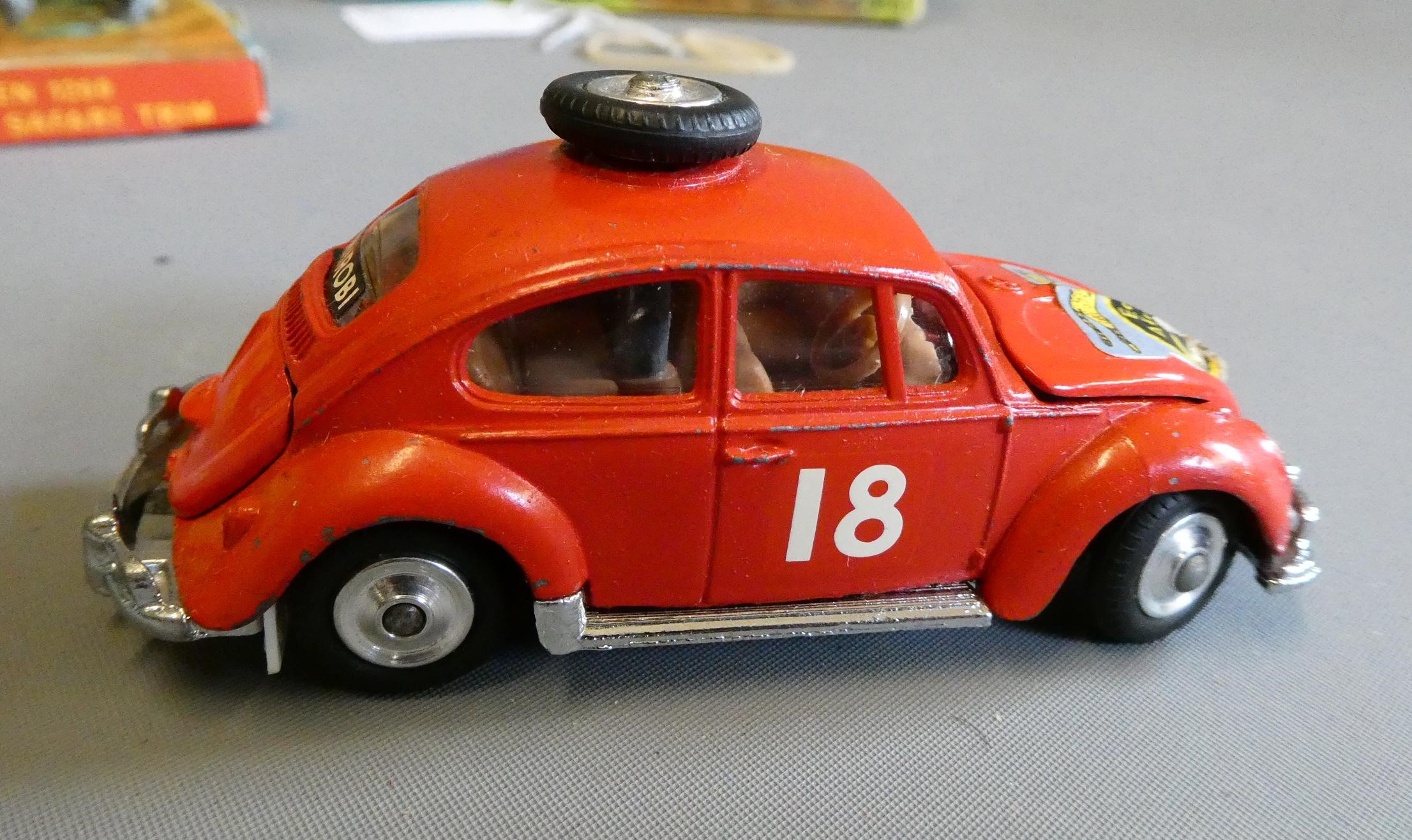 Corgi 256 VW 1200 in safari trim with rhinoceros, box good, model excellent (Est. plus 24% premium Image