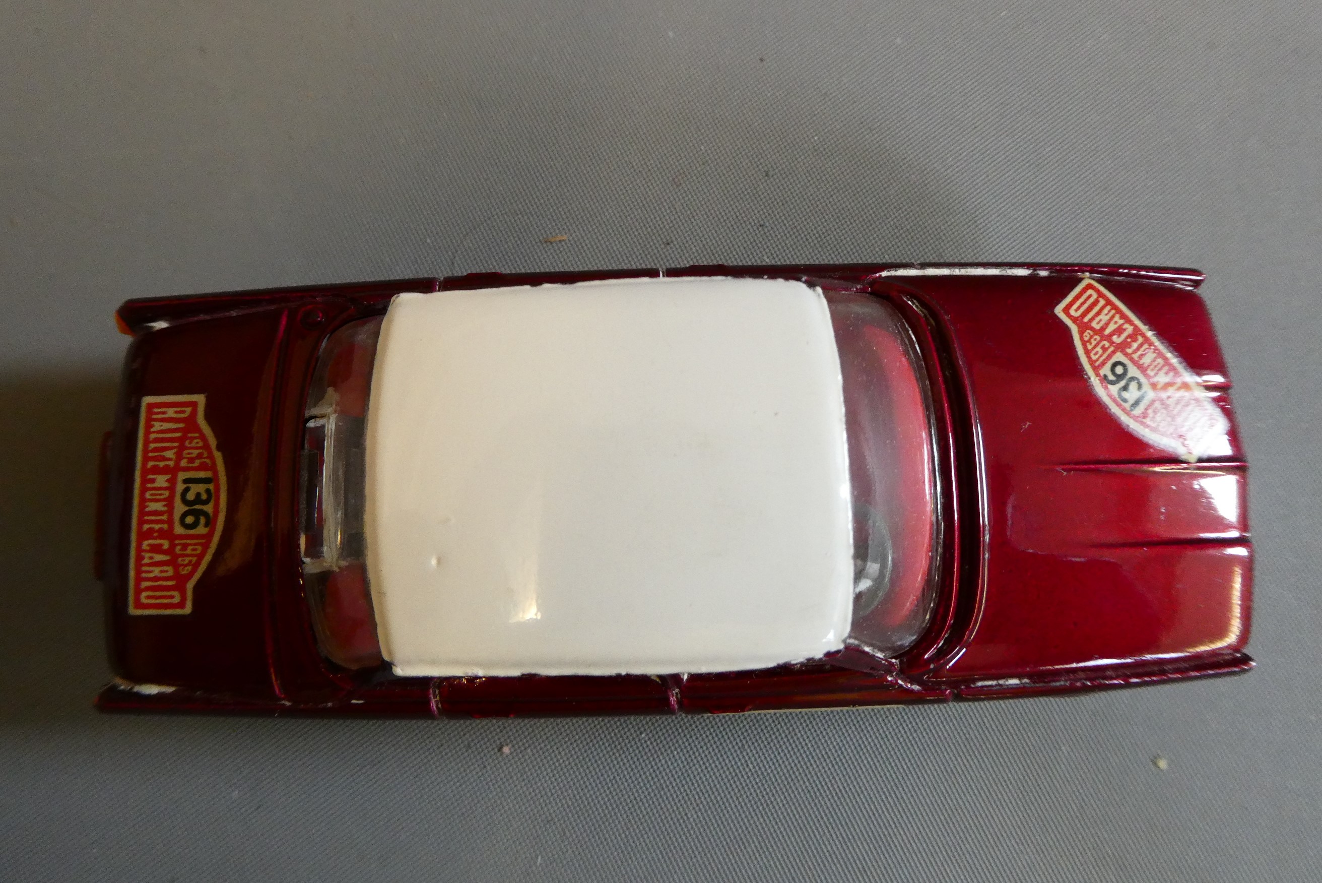 Corgi 322 Rover 2000 Monte Carlo, trim box has some repairs, fair, model good to excellent. Some Image
