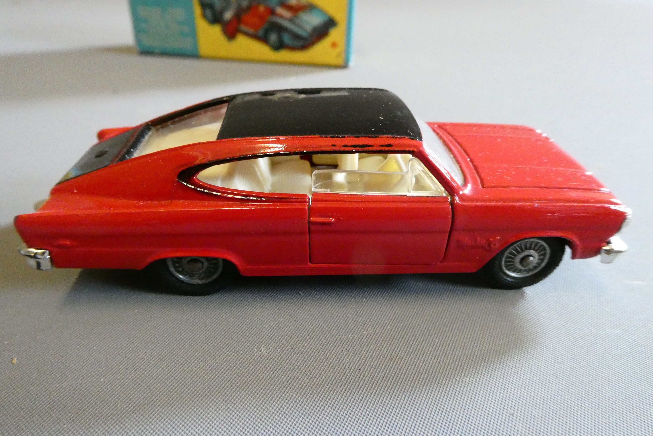 Corgi 263 Marlin Rambler and 324 Marcos 1800 GT, both items boxed, good+ (Est. plus 24% premium inc. Image