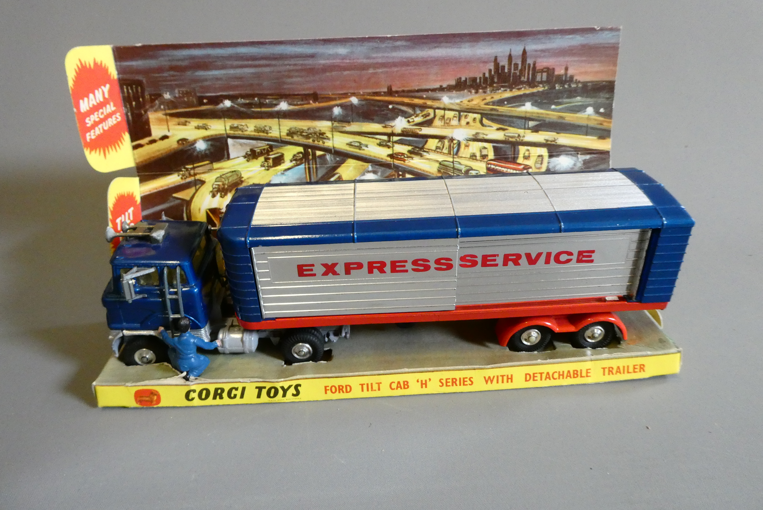 Corgi 1137 Ford Tilt Cab Express Services. Box fair to good, model excellent (Est. plus 24% premium Image