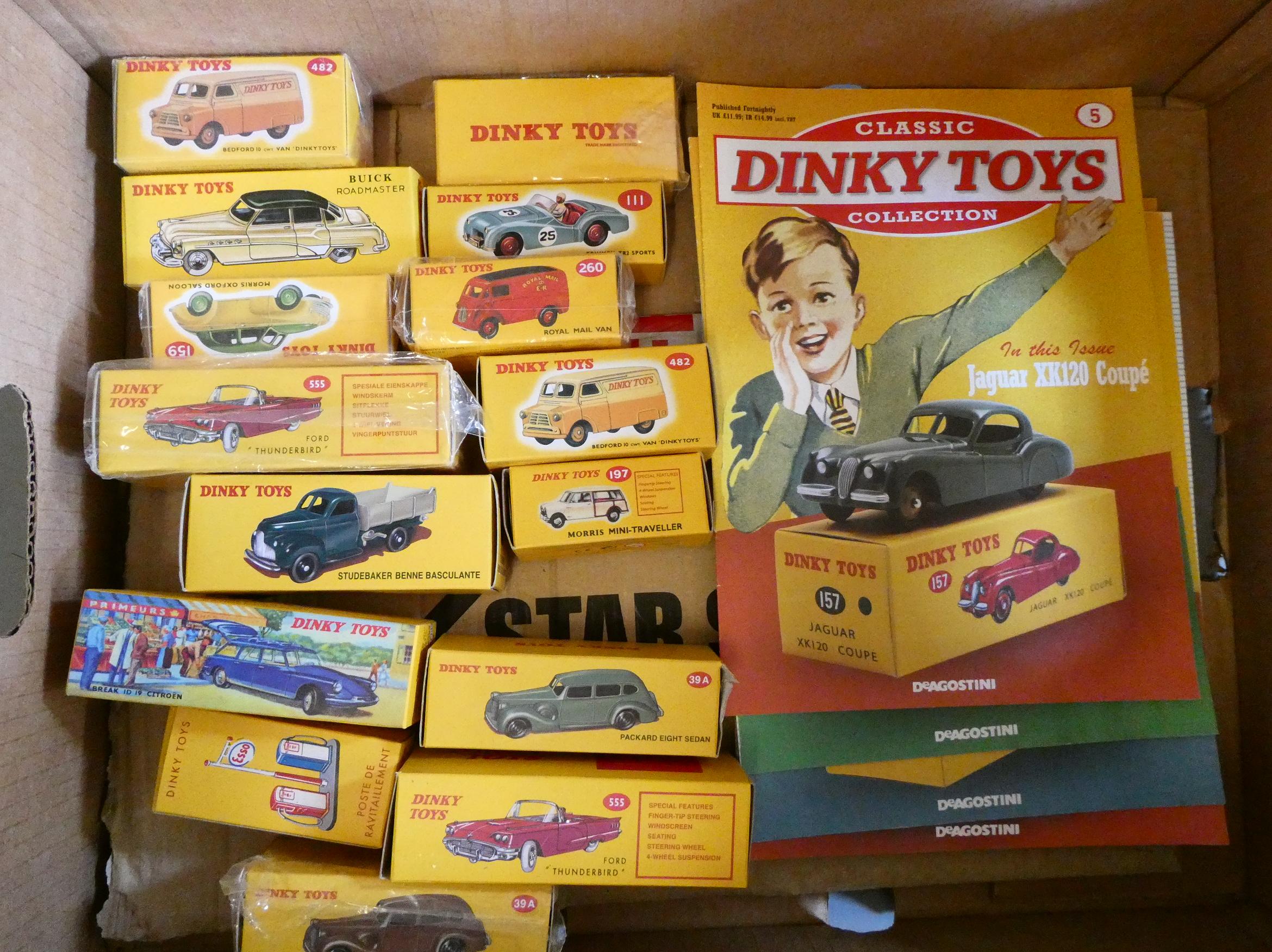 Fifteen re-issue Dinky cars by De Agostini, all items boxed, excellent (Est. plus 24% premium inc. Image