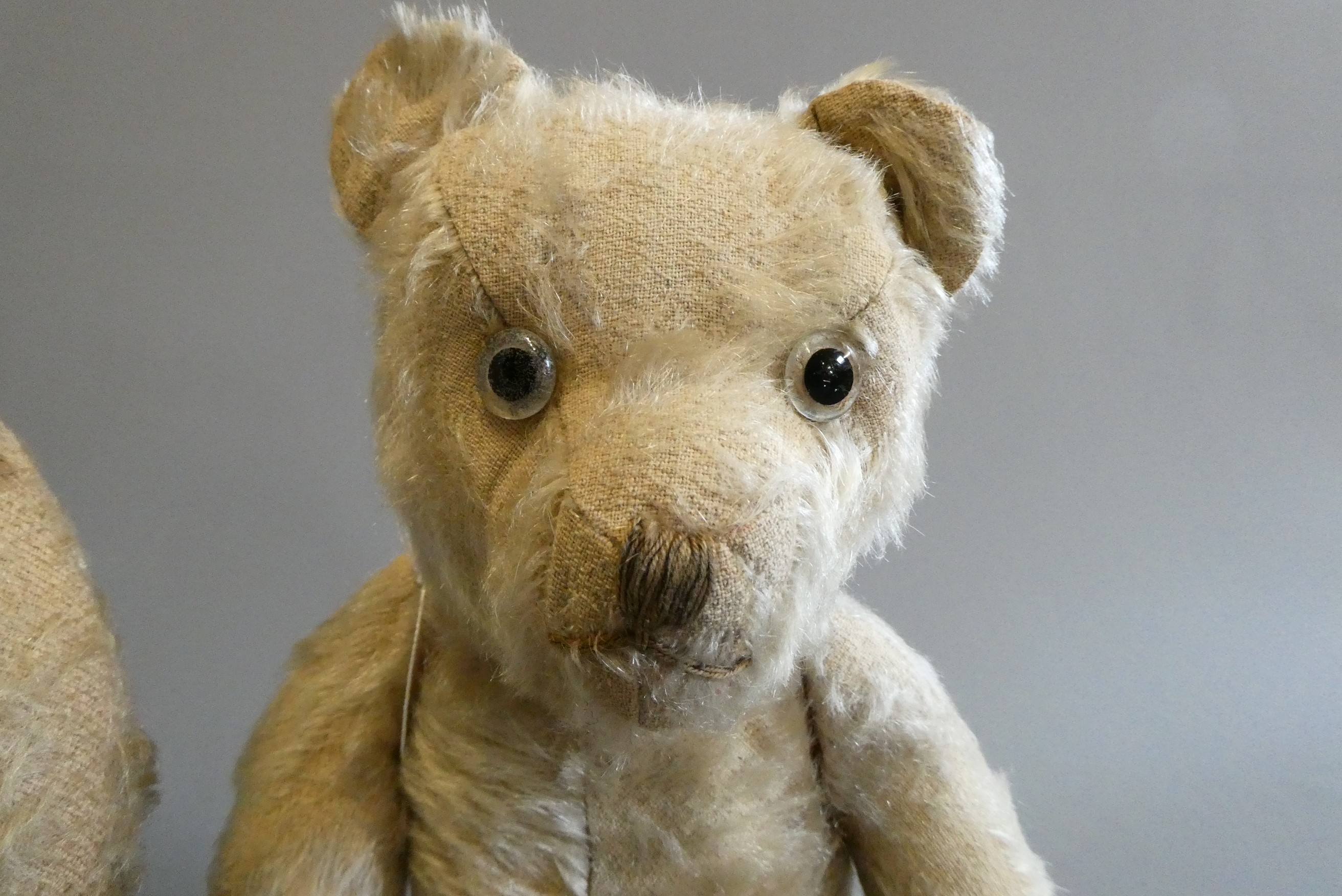 Two early 20th century plush bears Image
