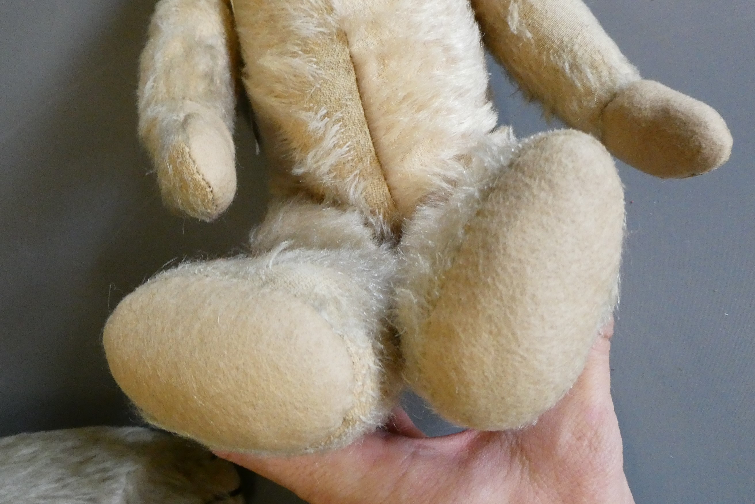 Two early 20th century plush bears Image