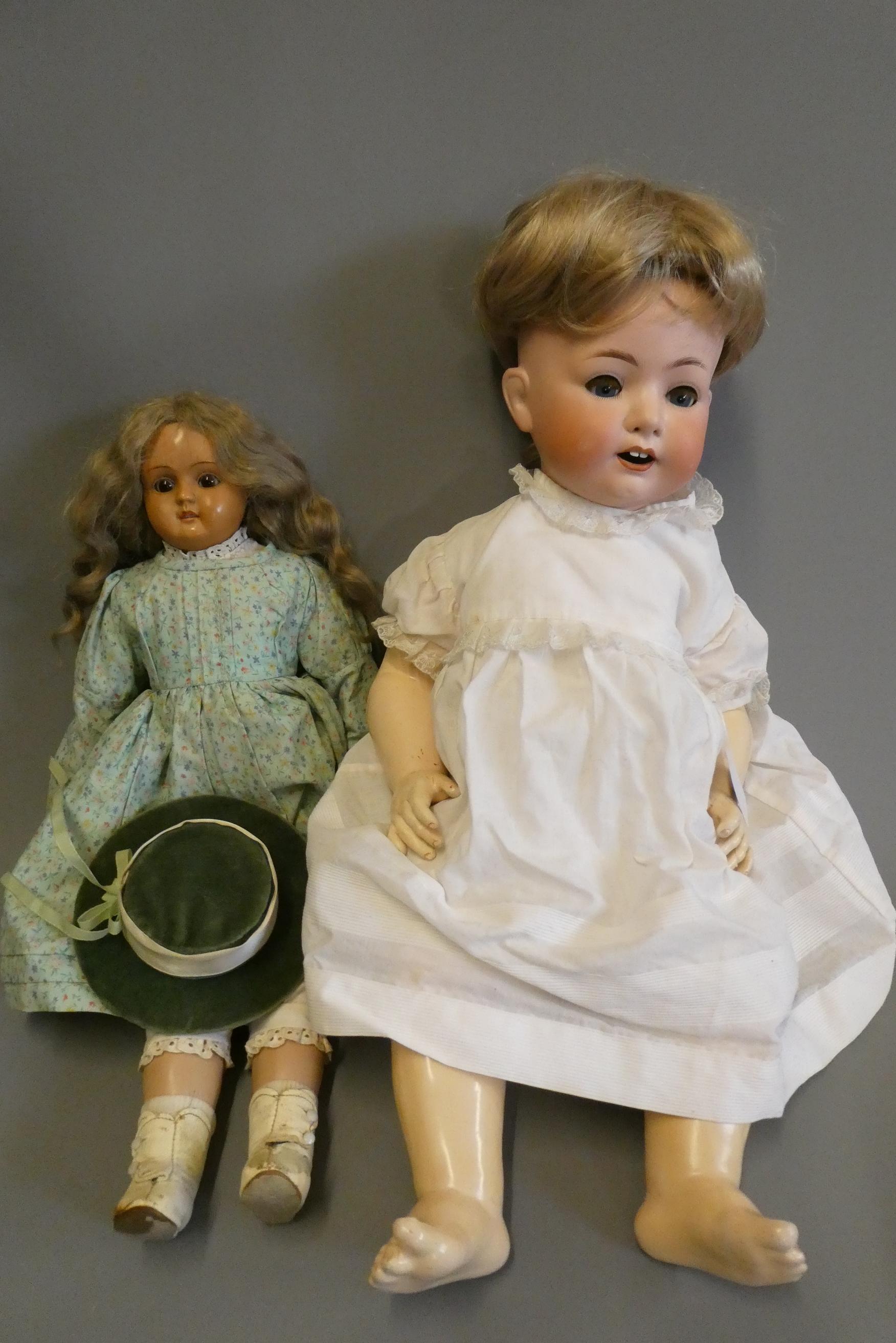 Two vintage dolls Image