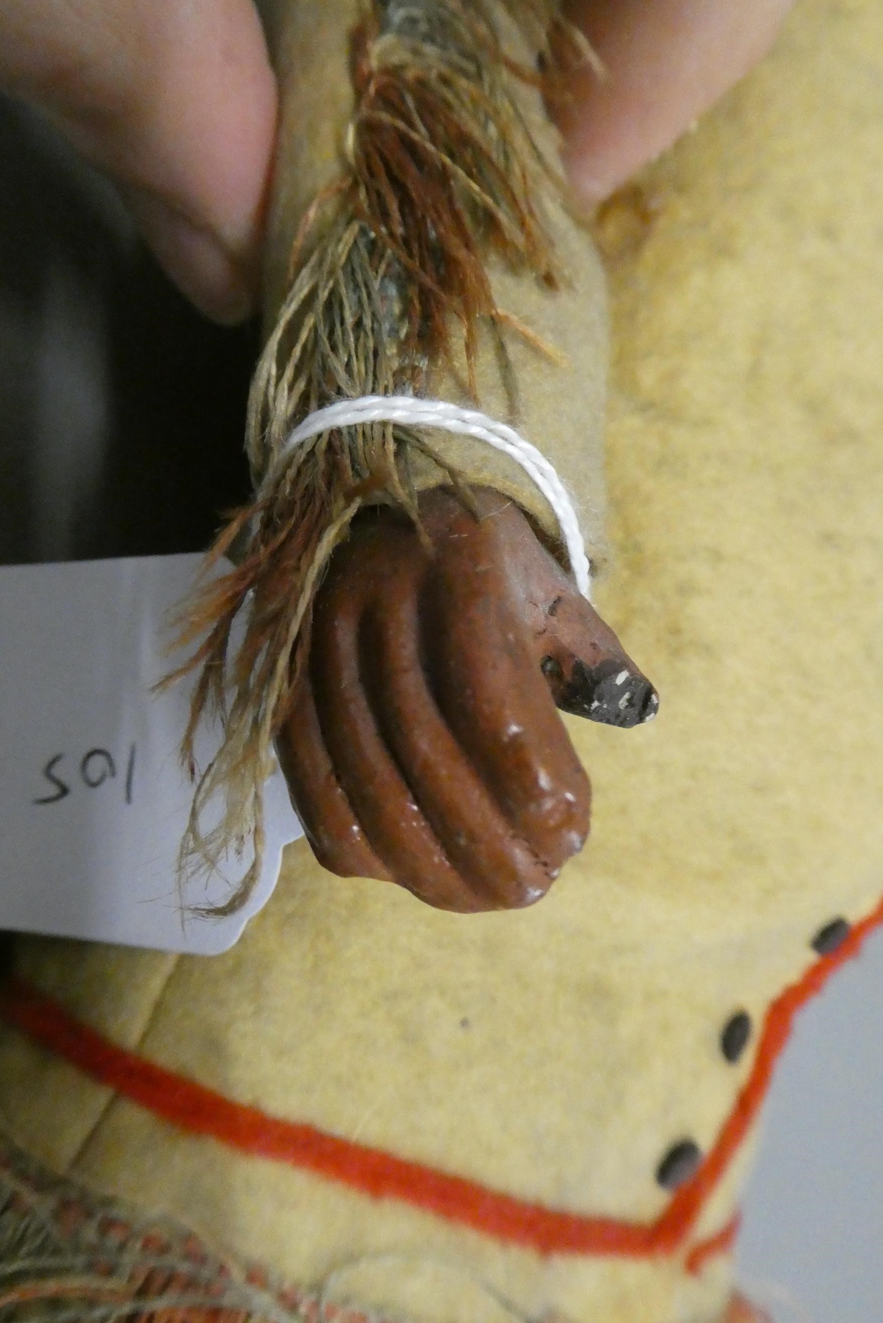 An Armand Marseille bisque socket head Native American doll Image