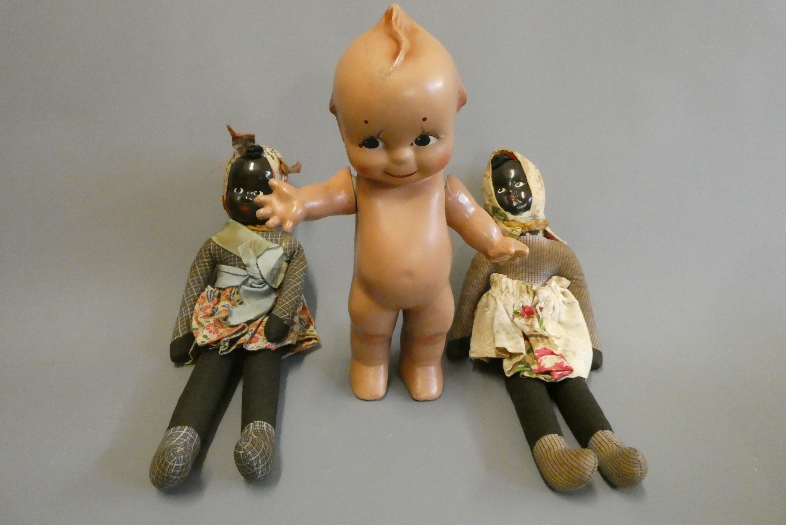 Three vintage dolls Image