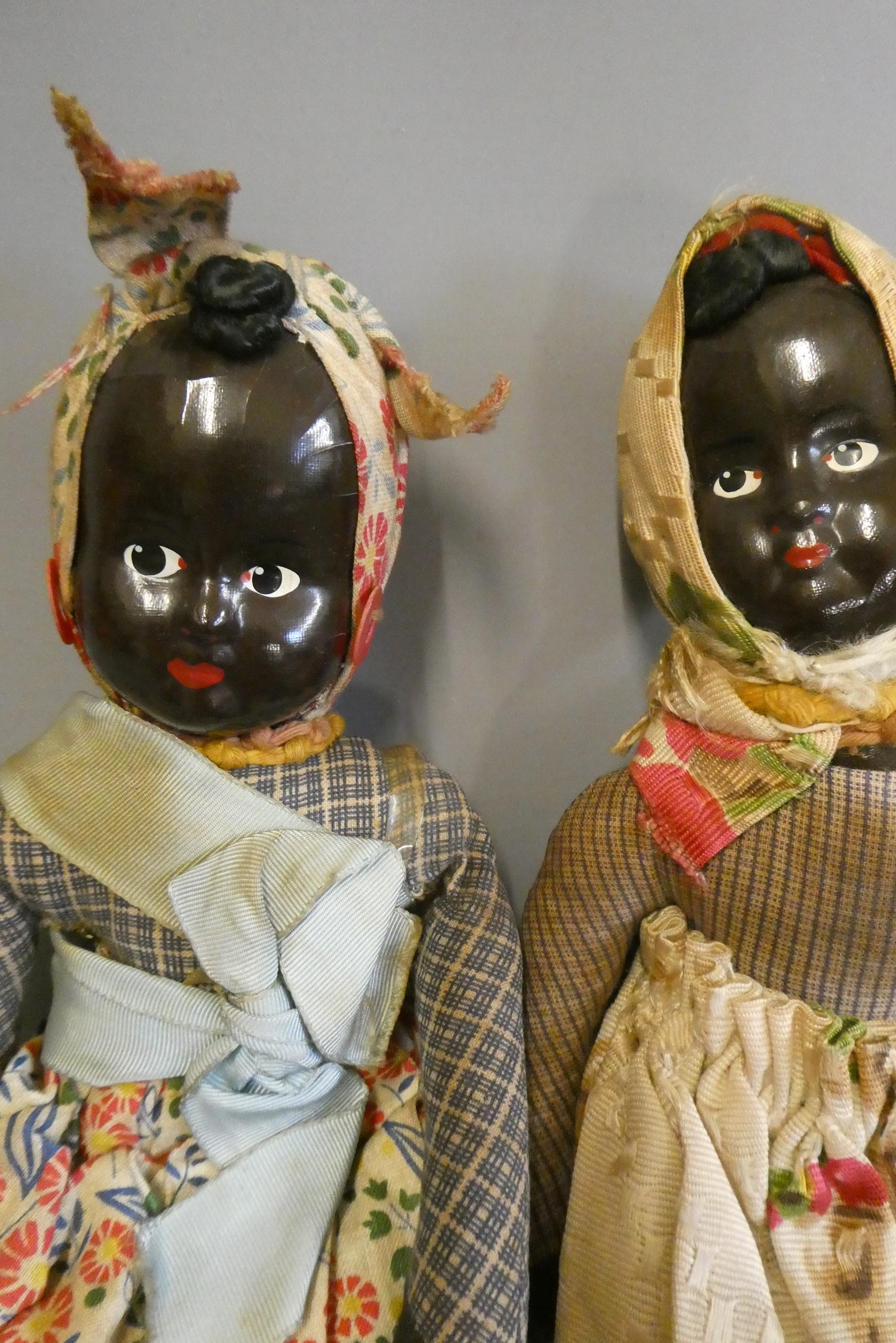 Three vintage dolls Image