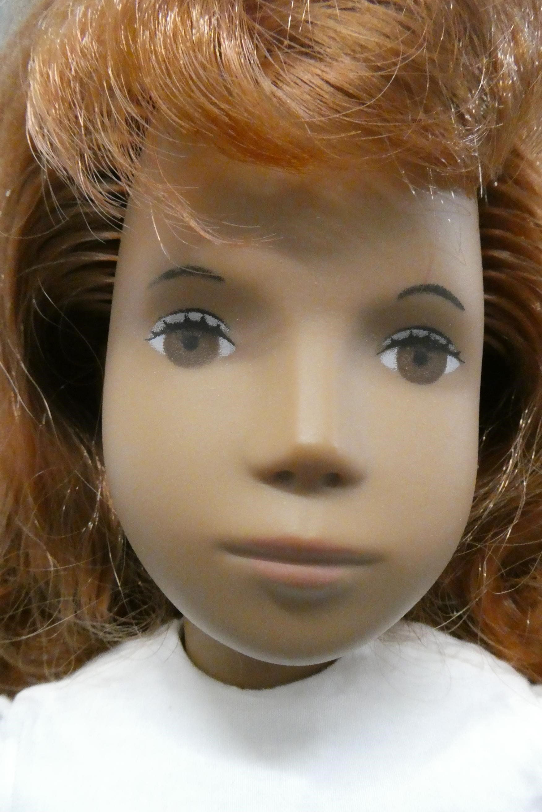A Sasha doll, 108 "Redhead White Dress", in original outfit and box, doll 16 1/2" (Est. plus 24% Image