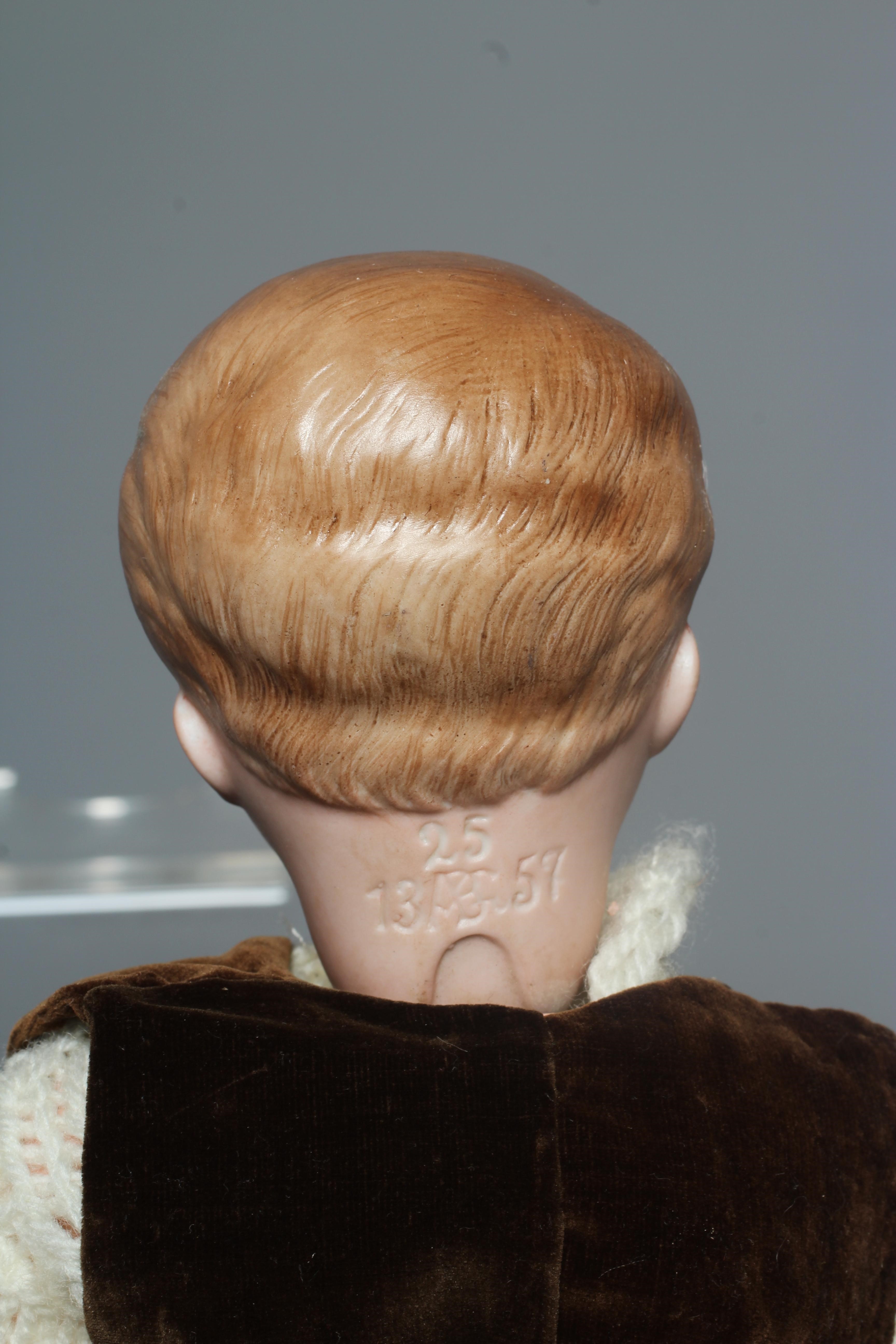 An Alt Beck & Gottschalk bisque socket head character boy doll Image