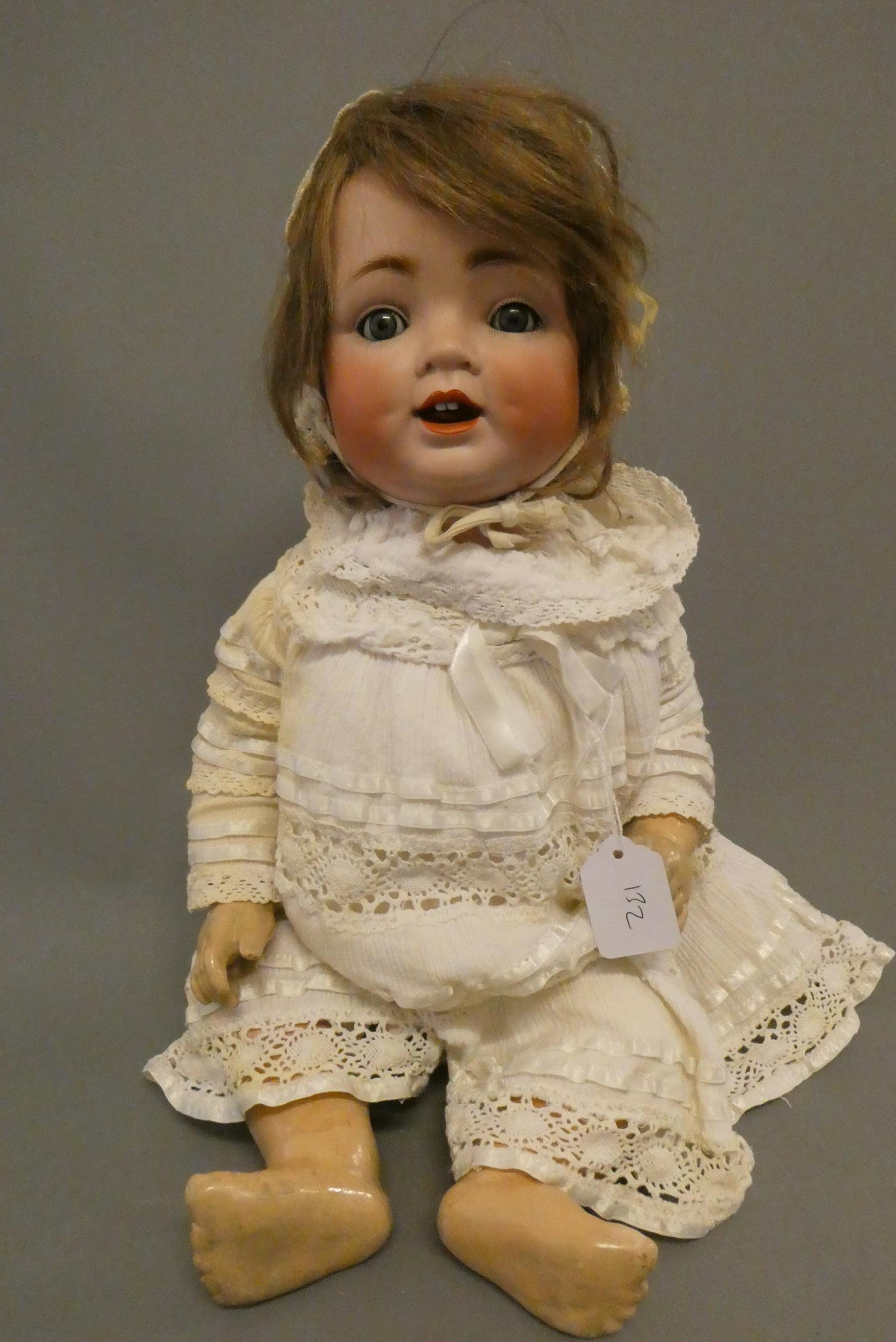 A German bisque socket head character doll Image