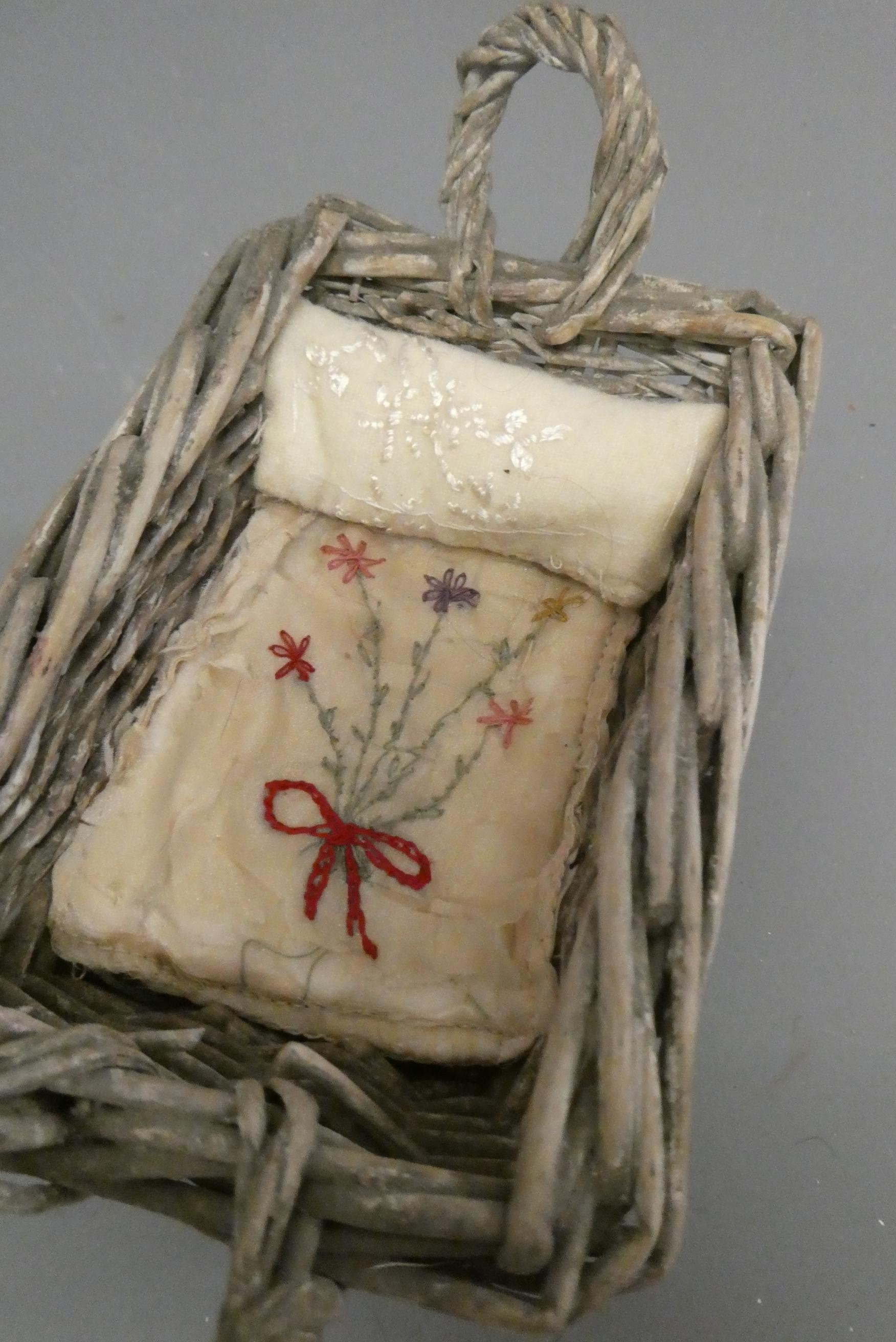 An oriental bisque socket head doll's house doll Image