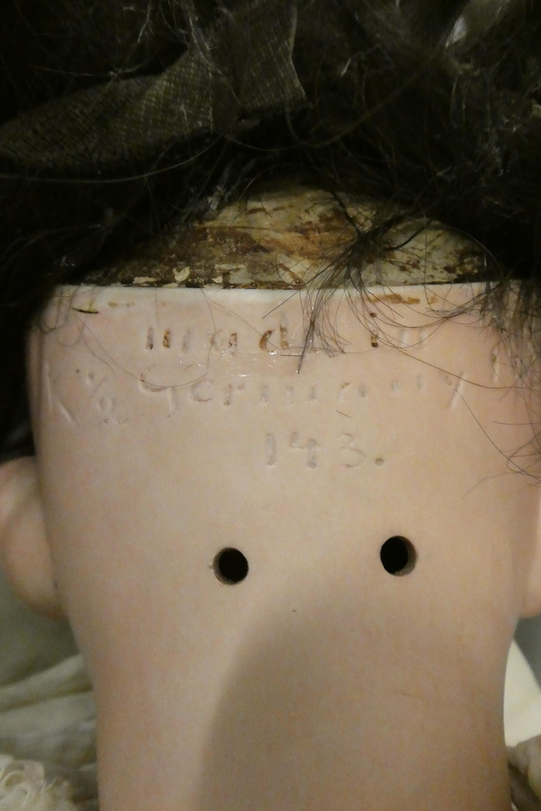 Two Kestner bisque socket head dolls Image