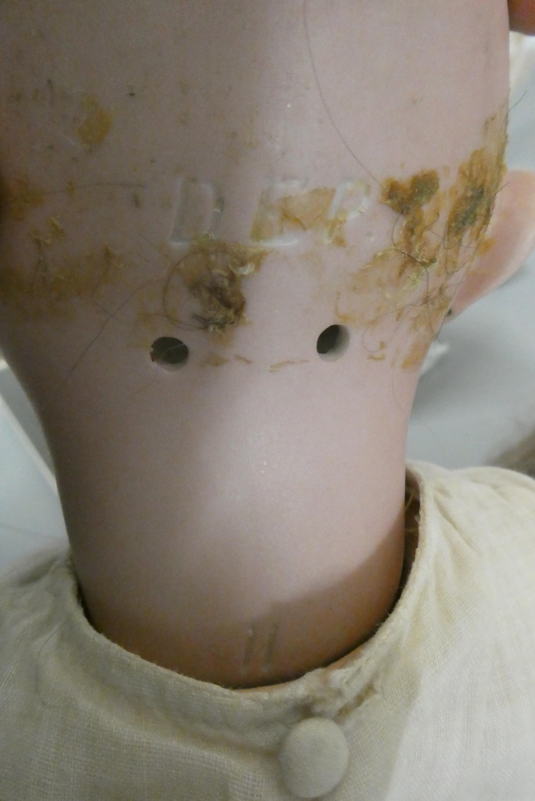 A Bebe Jumeau bisque socket head doll Image
