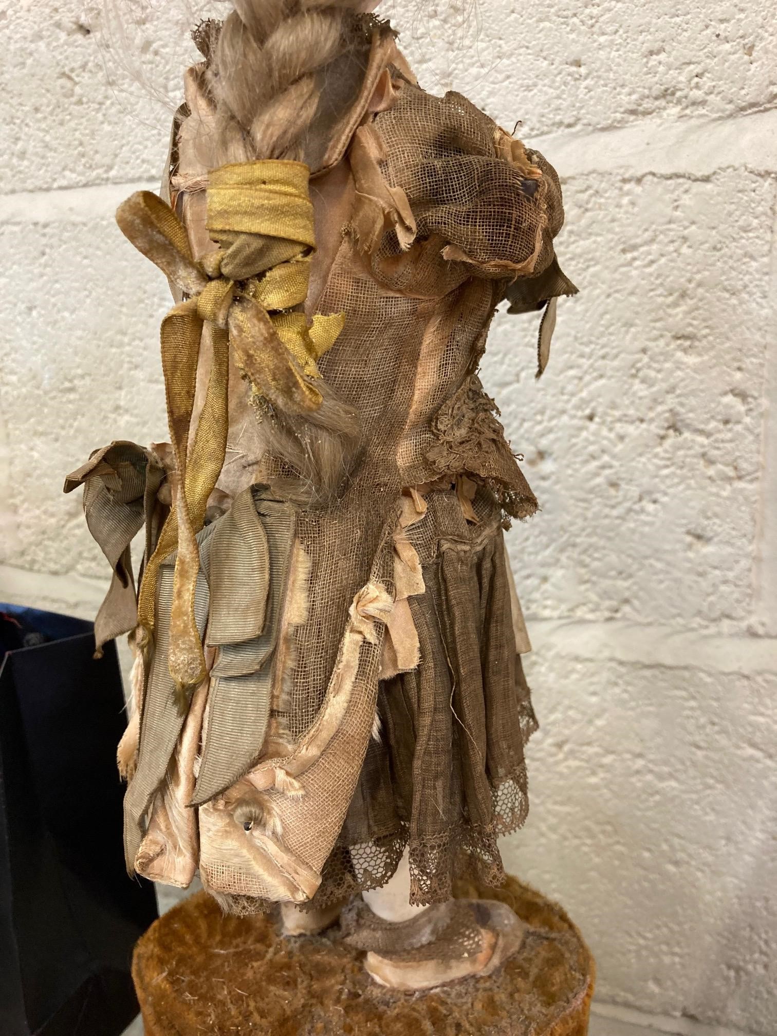 A Tete Jumeau bisque head automaton doll Image