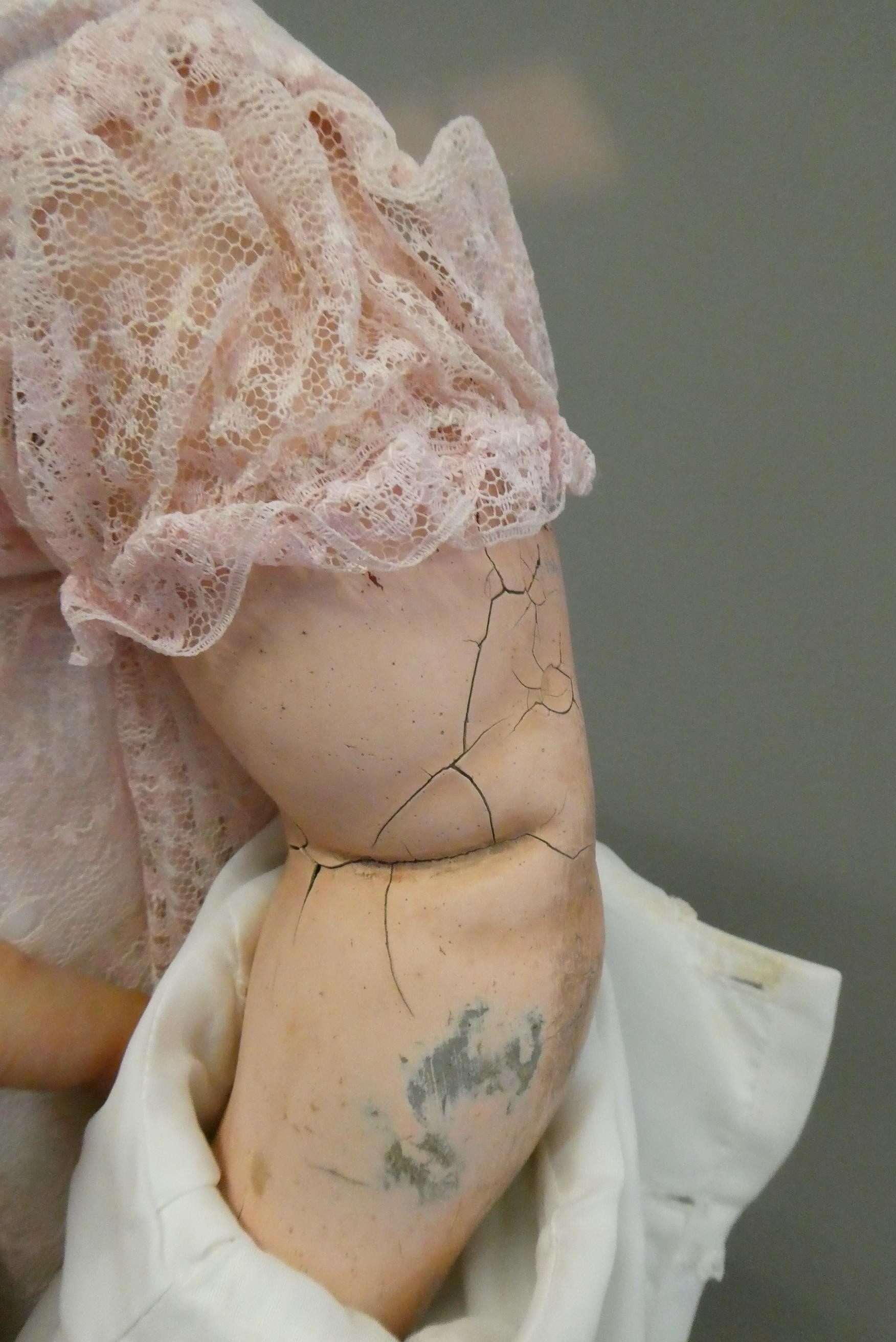 An Armand Marseille bisque socket head doll Image